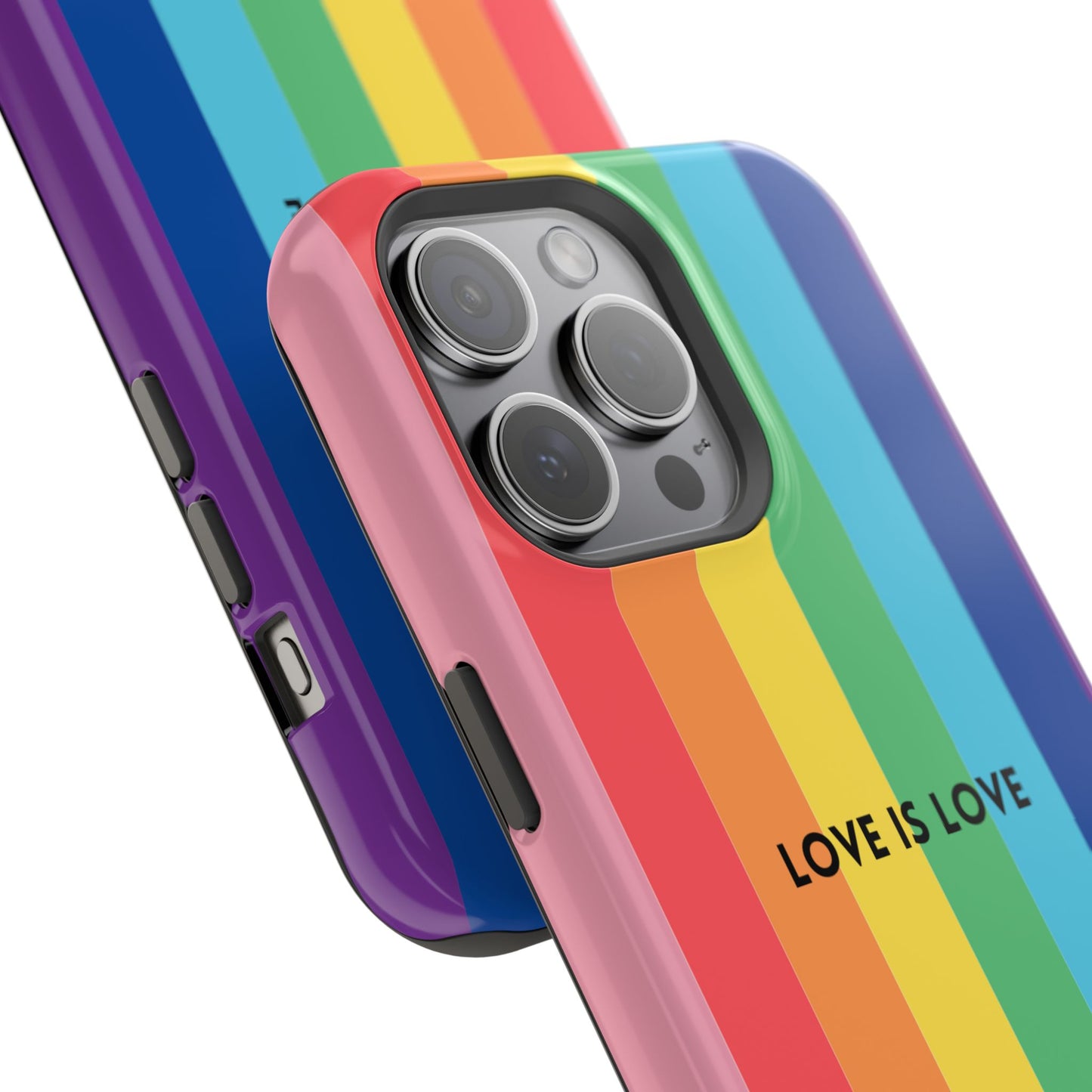 lOVE IS LOVE- Rainbow, LGBTQ+ Pride MAGNETIC Phone Case