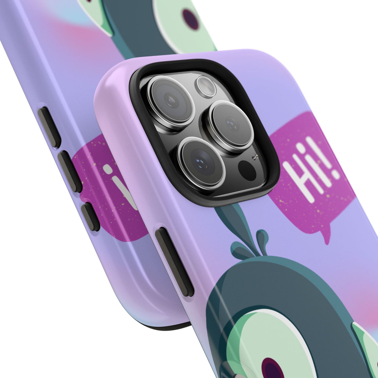 Colorful Cartoon Bird Tough Phone Case - Say Hi!