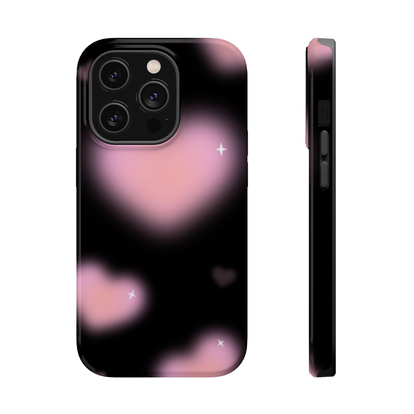 Romantic Pink Heart Pattern MAGNETIC Phone Case