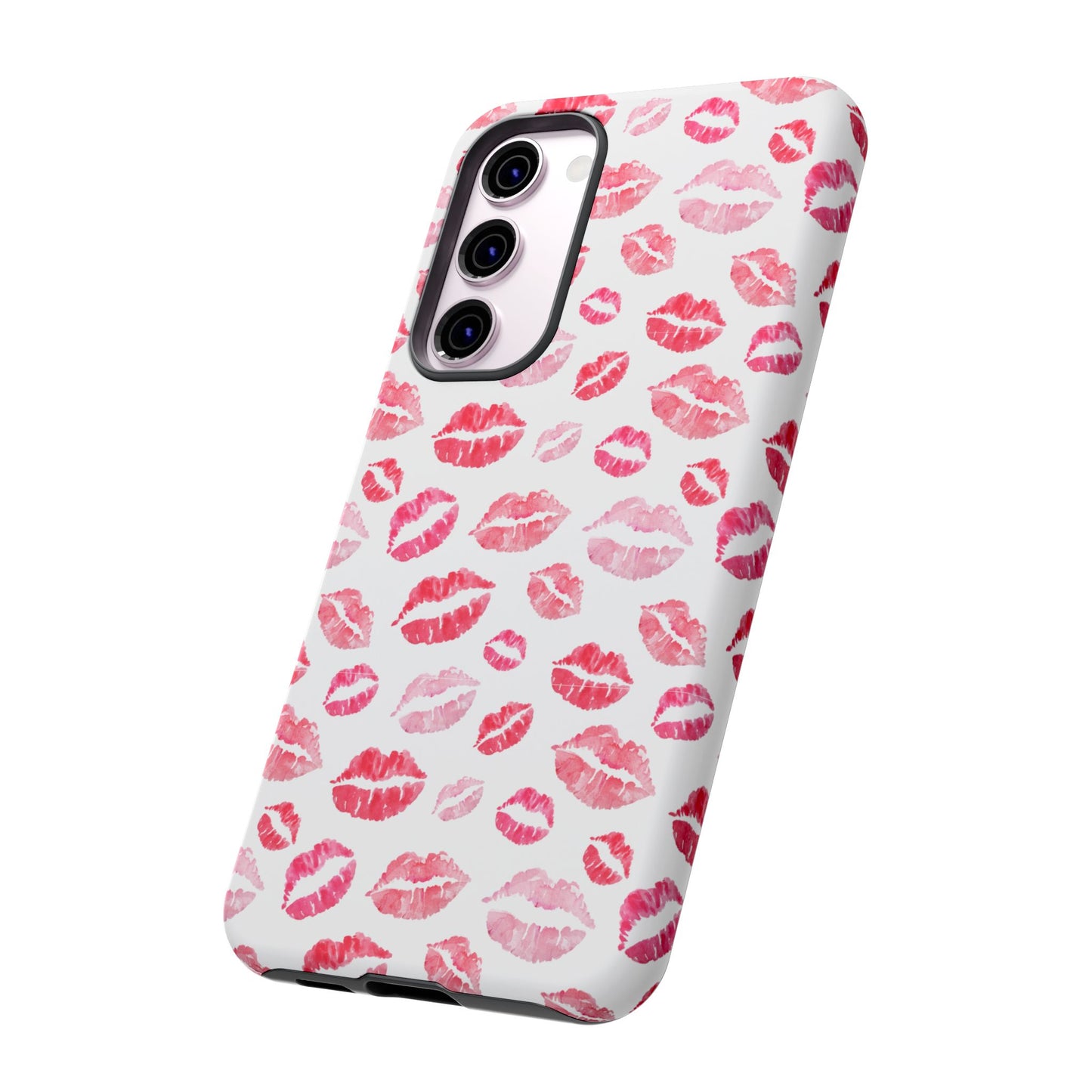 Kiss Pattern Tough Phone Cases, Cute, Unique for Samsung