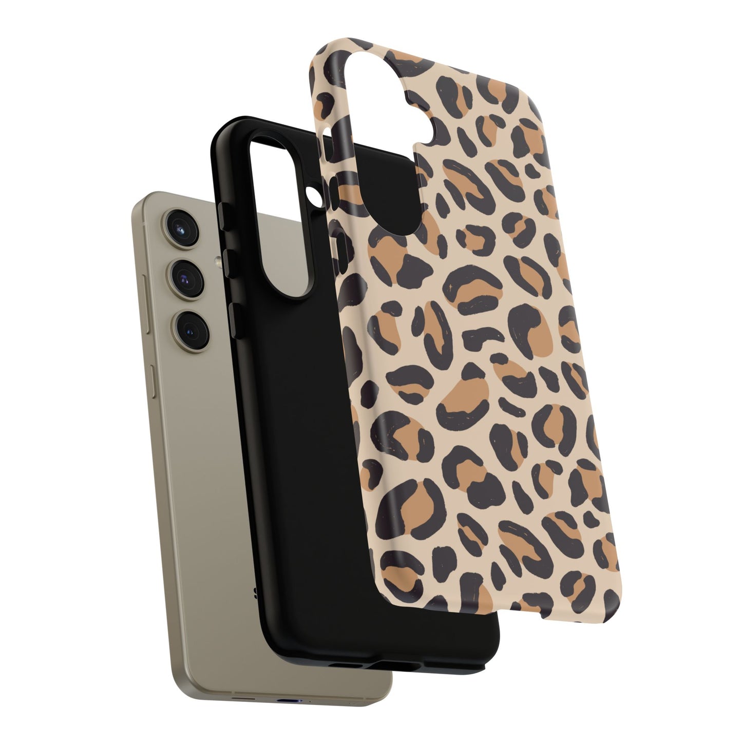 Leopard Print Tough Phone Case for Samsung