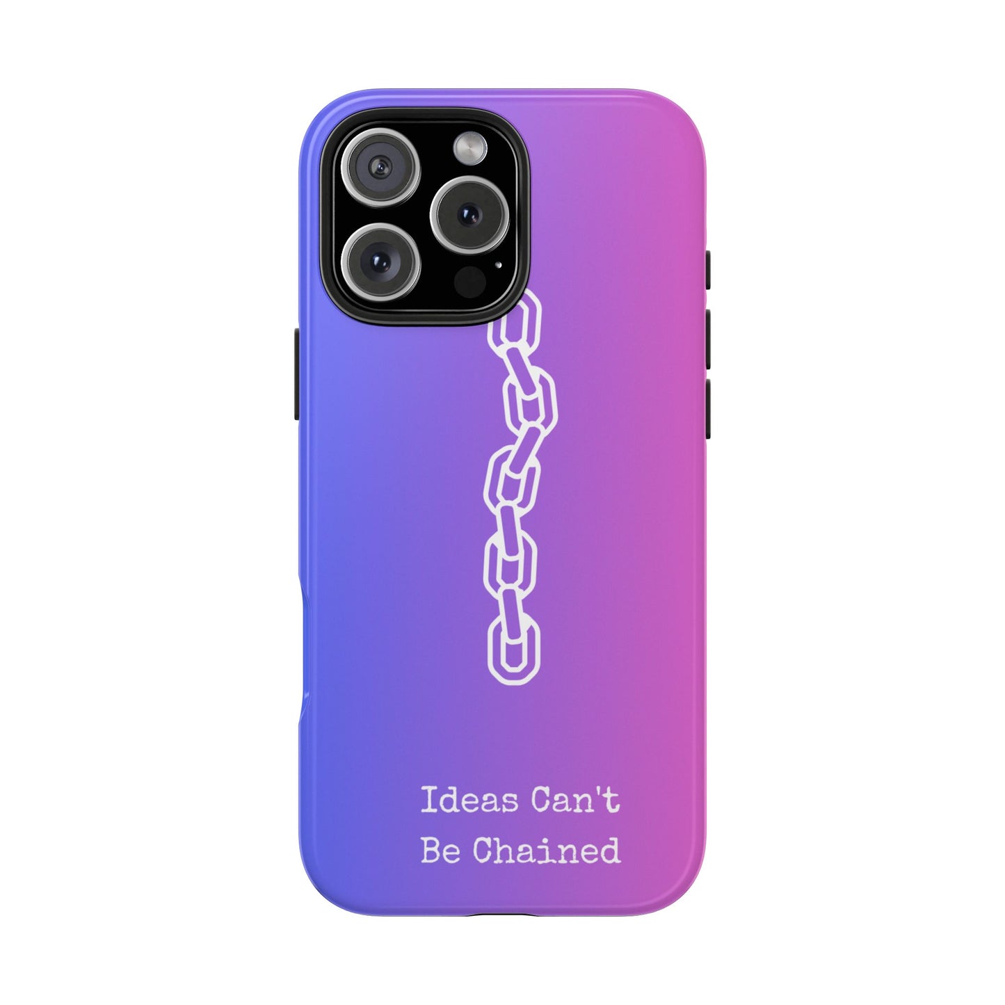 Inspirational, Motivational - Ideas Can't Be Chained Phone Cases