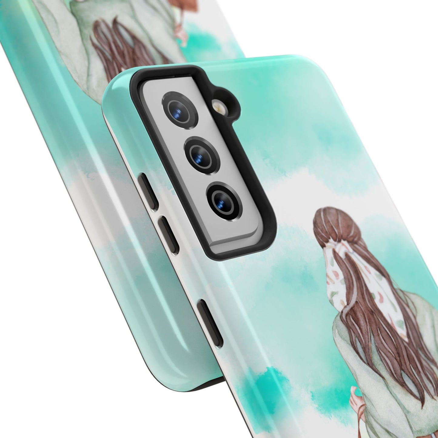 Whimsical Woman Tough Phone Case