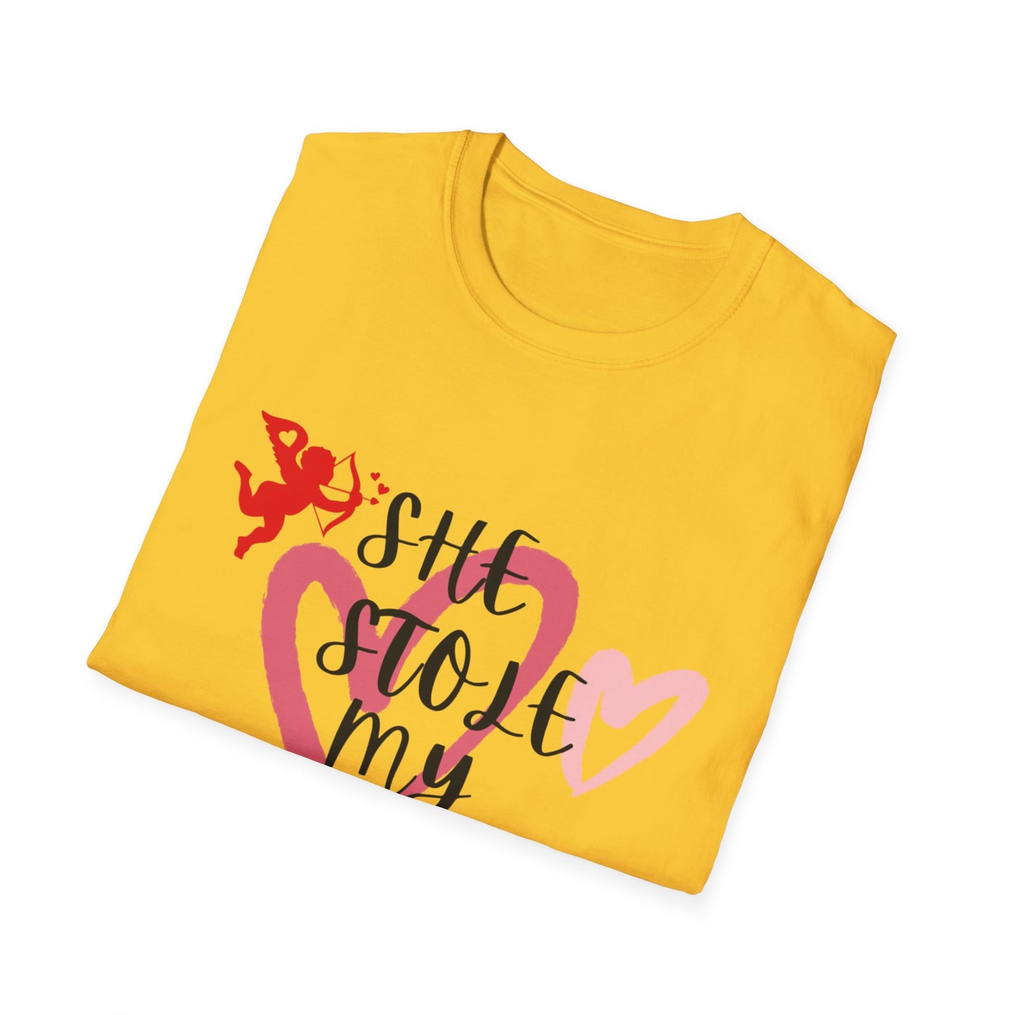 SHe Stole My Heart Unisex T-Shirt - Cute Valentine’s Day Couple Shift