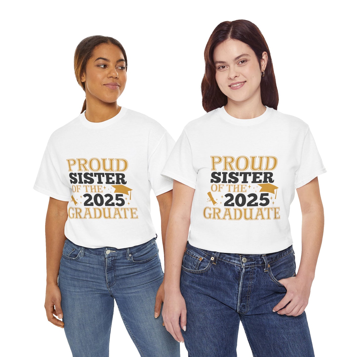 Proud Sister of the 2025 Graduate Unisex Cotton Tee