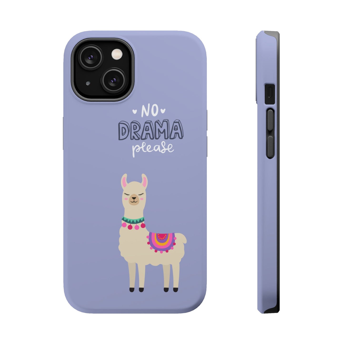 Cute Llama - No Drama MAGNETIC Tough Phone Case