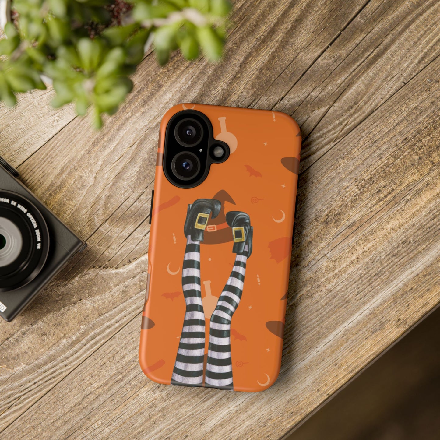 Halloween Phone Case, Spooky Design, Witch Legs for Iphone