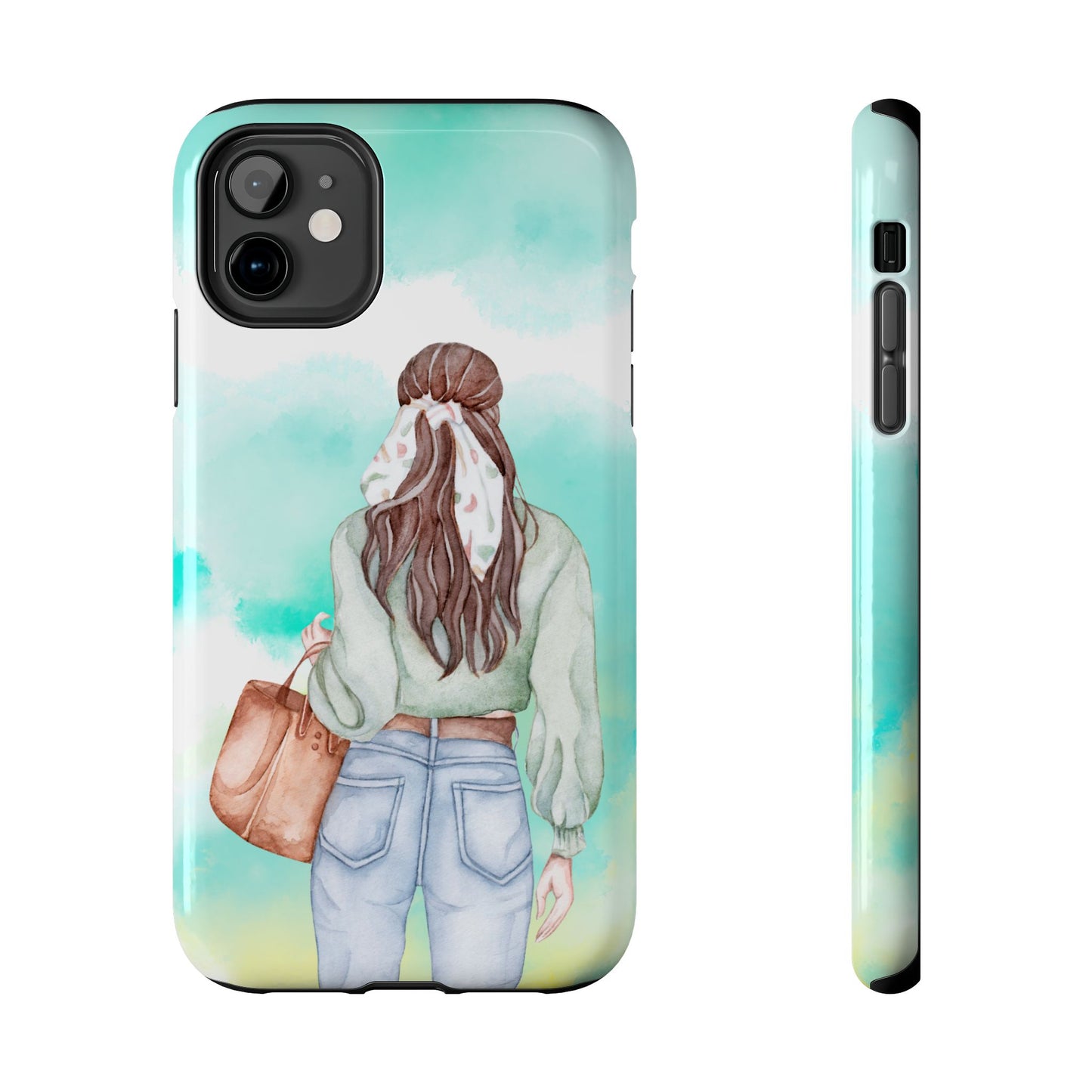 Whimsical Woman Tough Phone Case