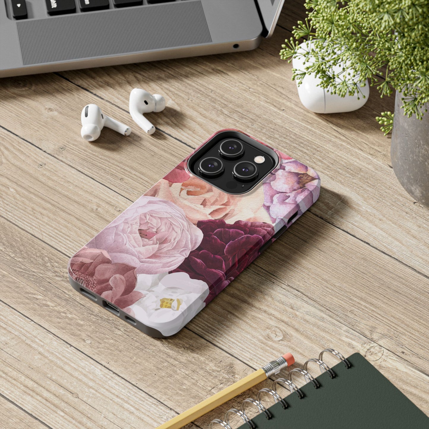 Elegant Protection for Every Occasion Floral Tough Phone Case