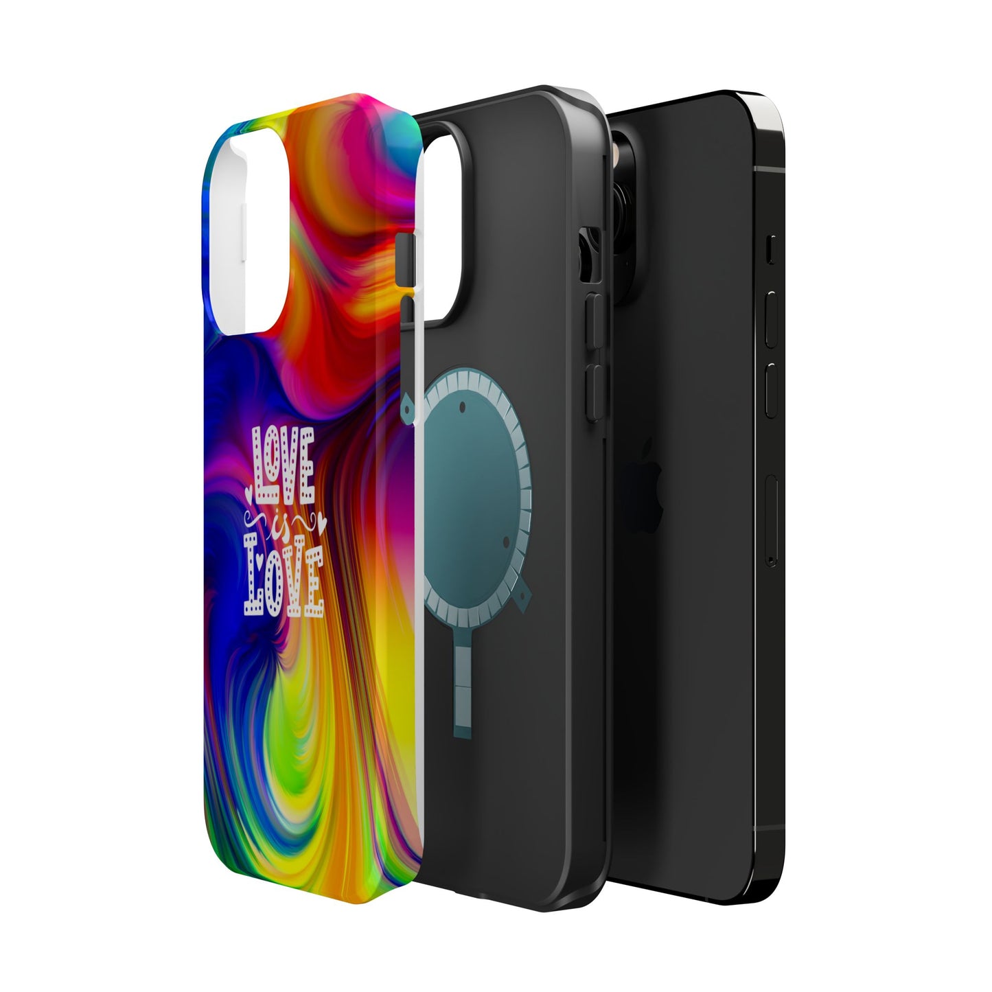 LOVE IS LOVE Colorful Love, Pride Tough Phone Case