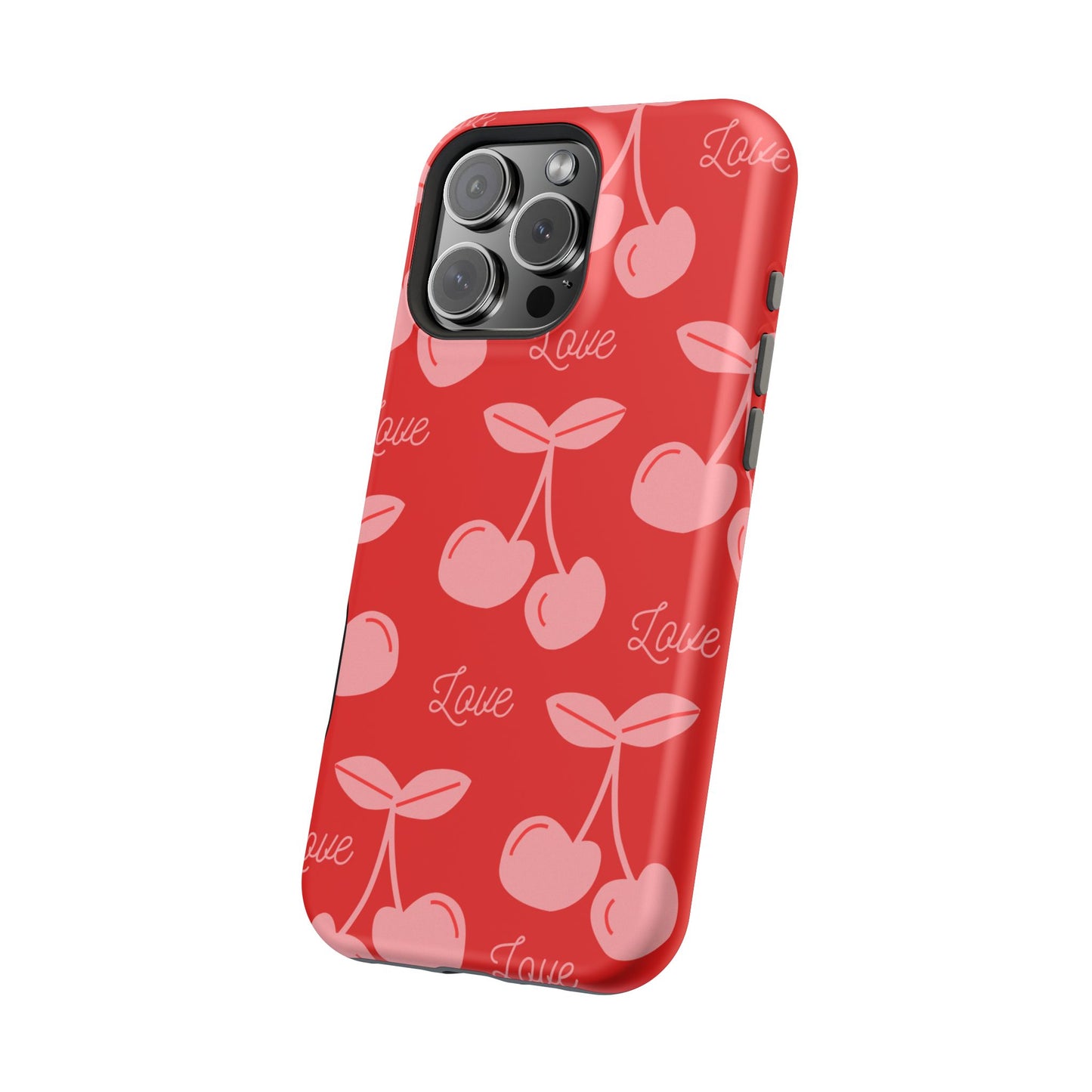 Cherry Love MAGNETIC Tough Cases, Cute Protection, Gift for Her, Valentine's Day