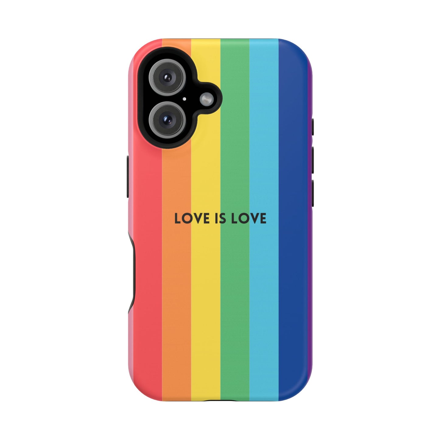 lOVE IS LOVE- Rainbow, LGBTQ+ Pride MAGNETIC Phone Case