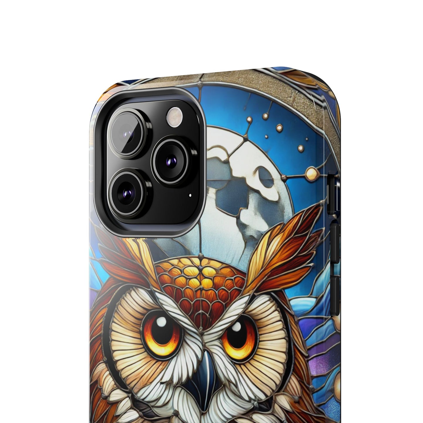 IPhone Case - Owl Stained Glass Design - Durable Protection