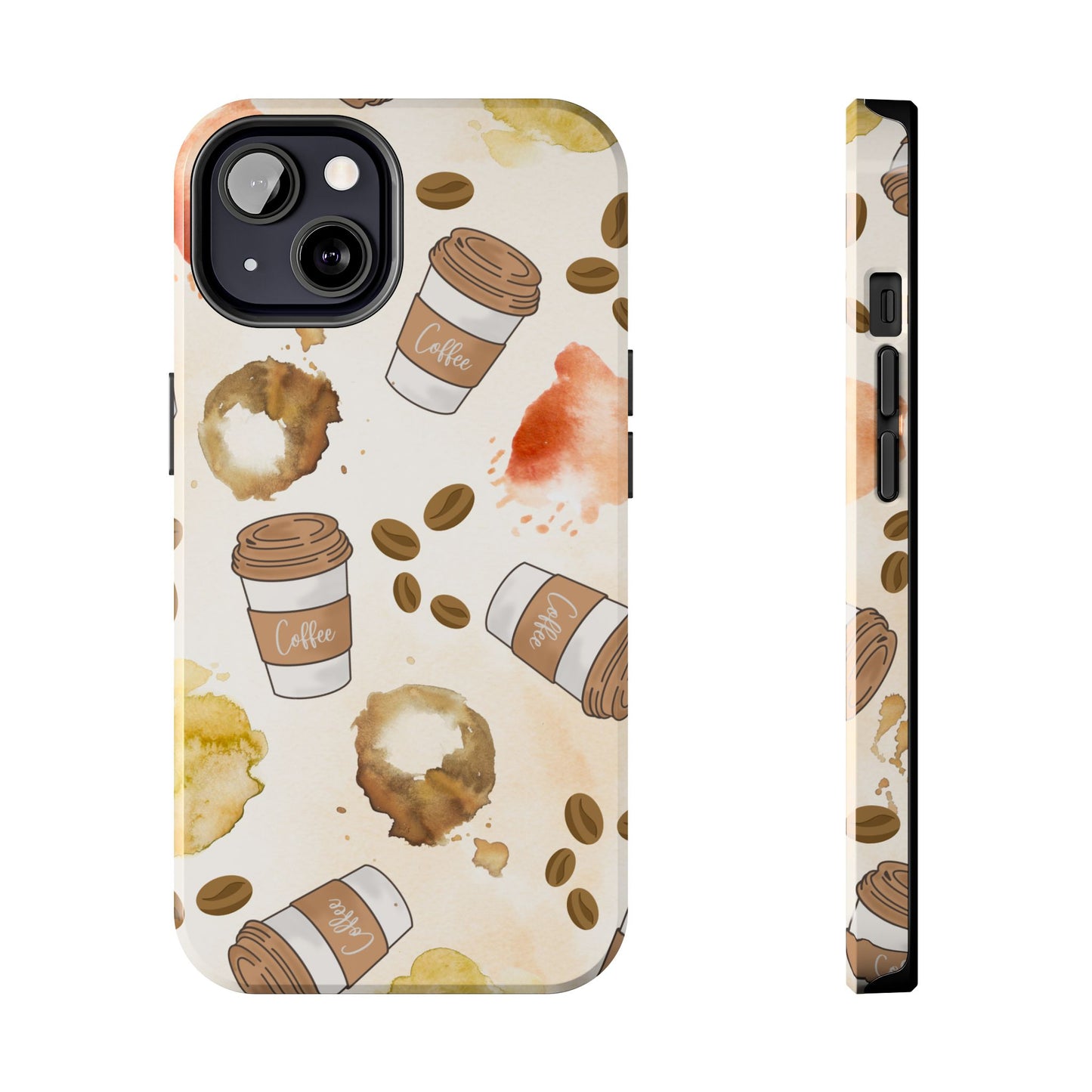 Cute, Trendy, Coffee Lover, Barista Tough Phone Cases for Iphone