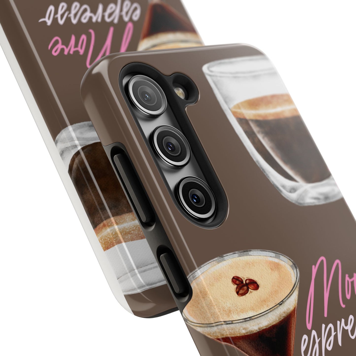 Stylish Coffee Phone Case, Espresso Lovers Gift, Cute Tough Case, Coffee Aesthetic, Phone Accessory for Baristas