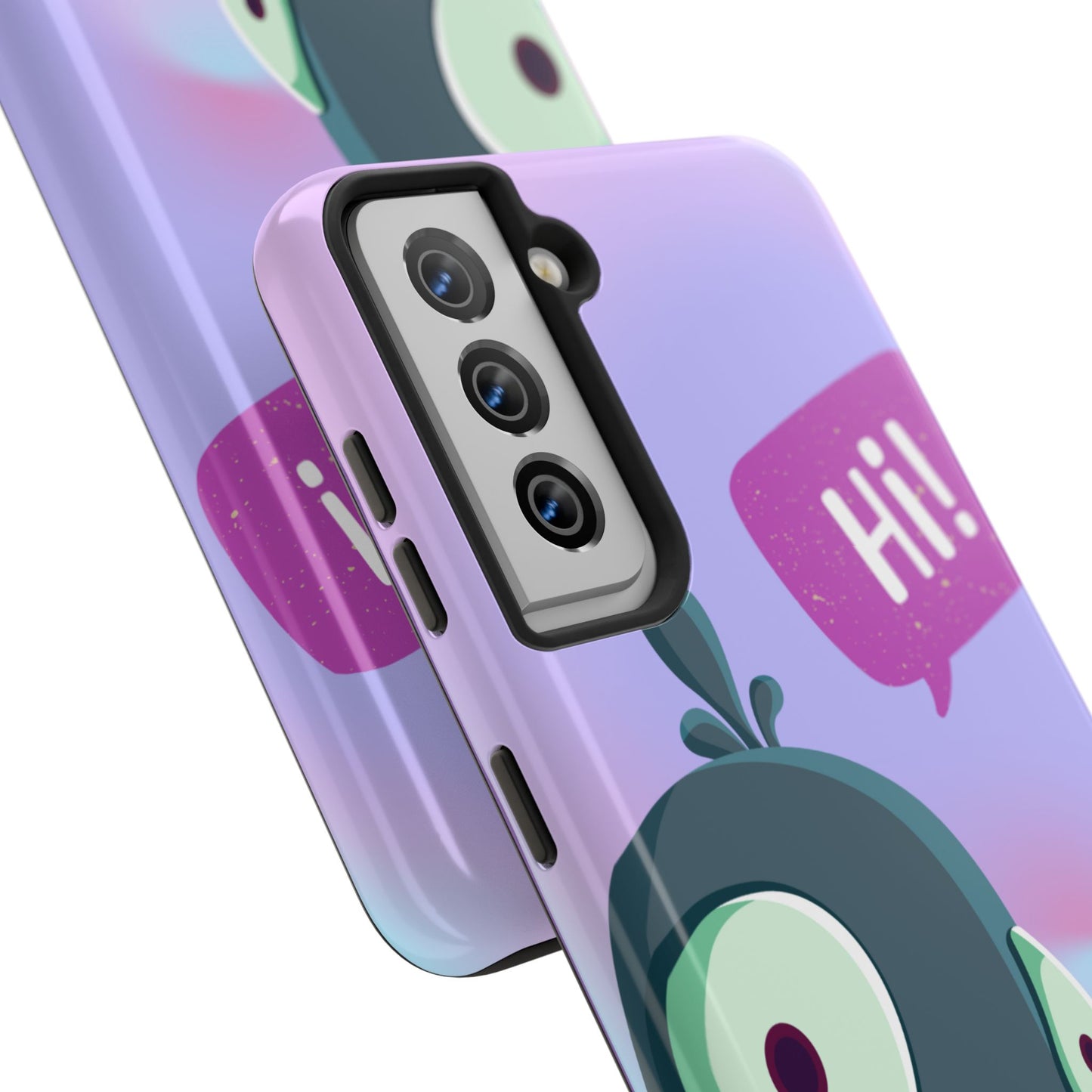 Colorful Cartoon Bird Tough Phone Case - Say Hi!