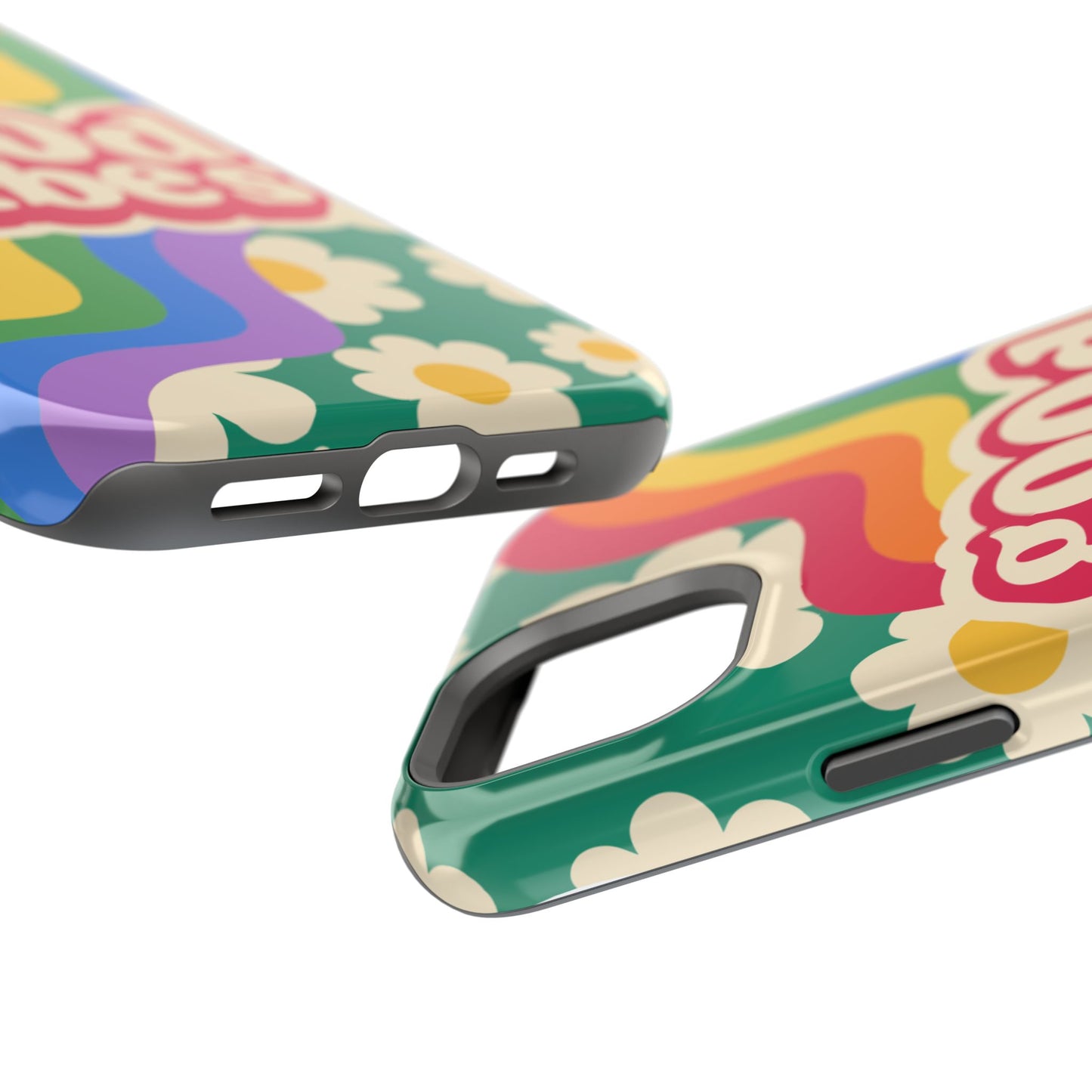 Good Vibes MAGNETIC Tough Phone Cases, Colorful, Cheerful Phone Protection, Gifts for Friends