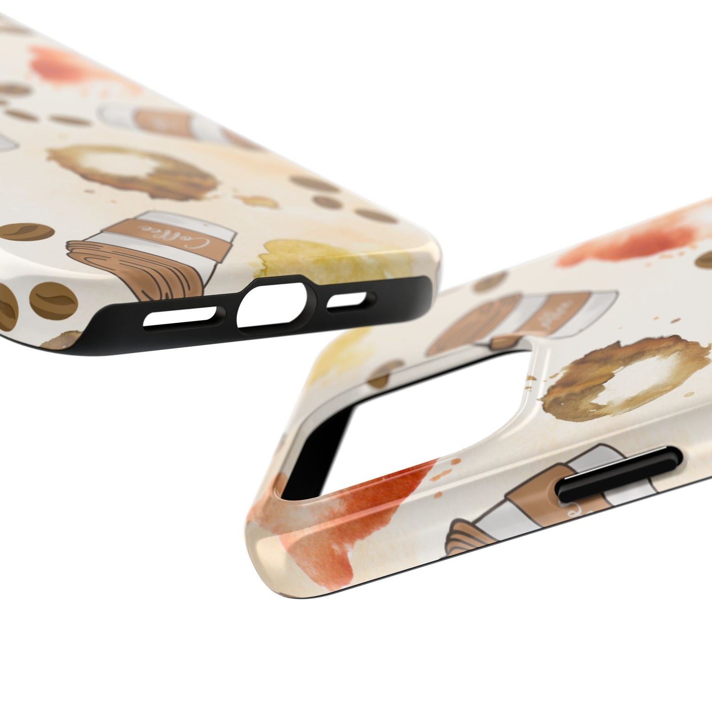 Cute, Trendy, Coffee Lover, Barista Tough Phone Cases for Iphone