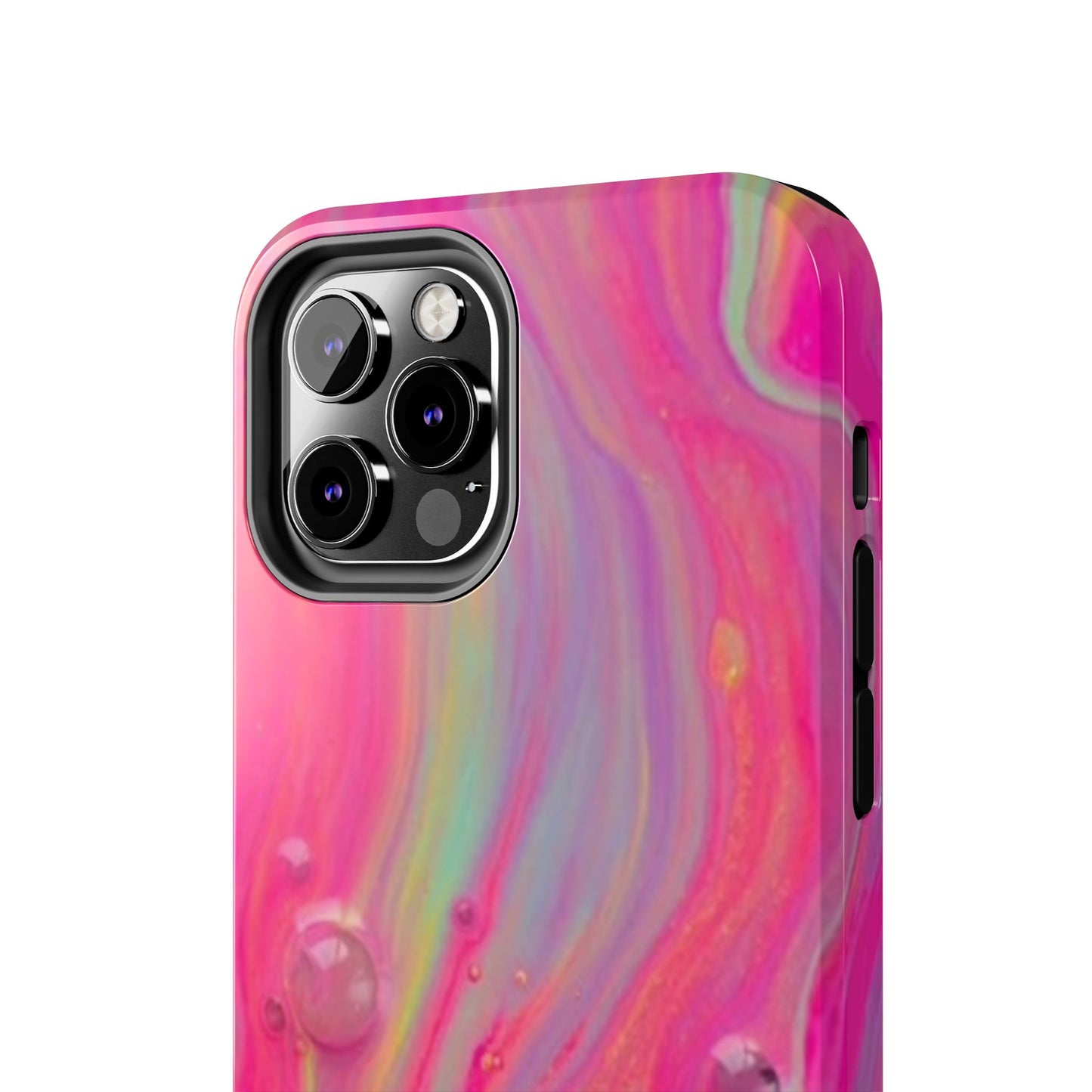 Colorful Swirl Futuristic Tough Phone Case, Stylish Durable Cover for Iphone