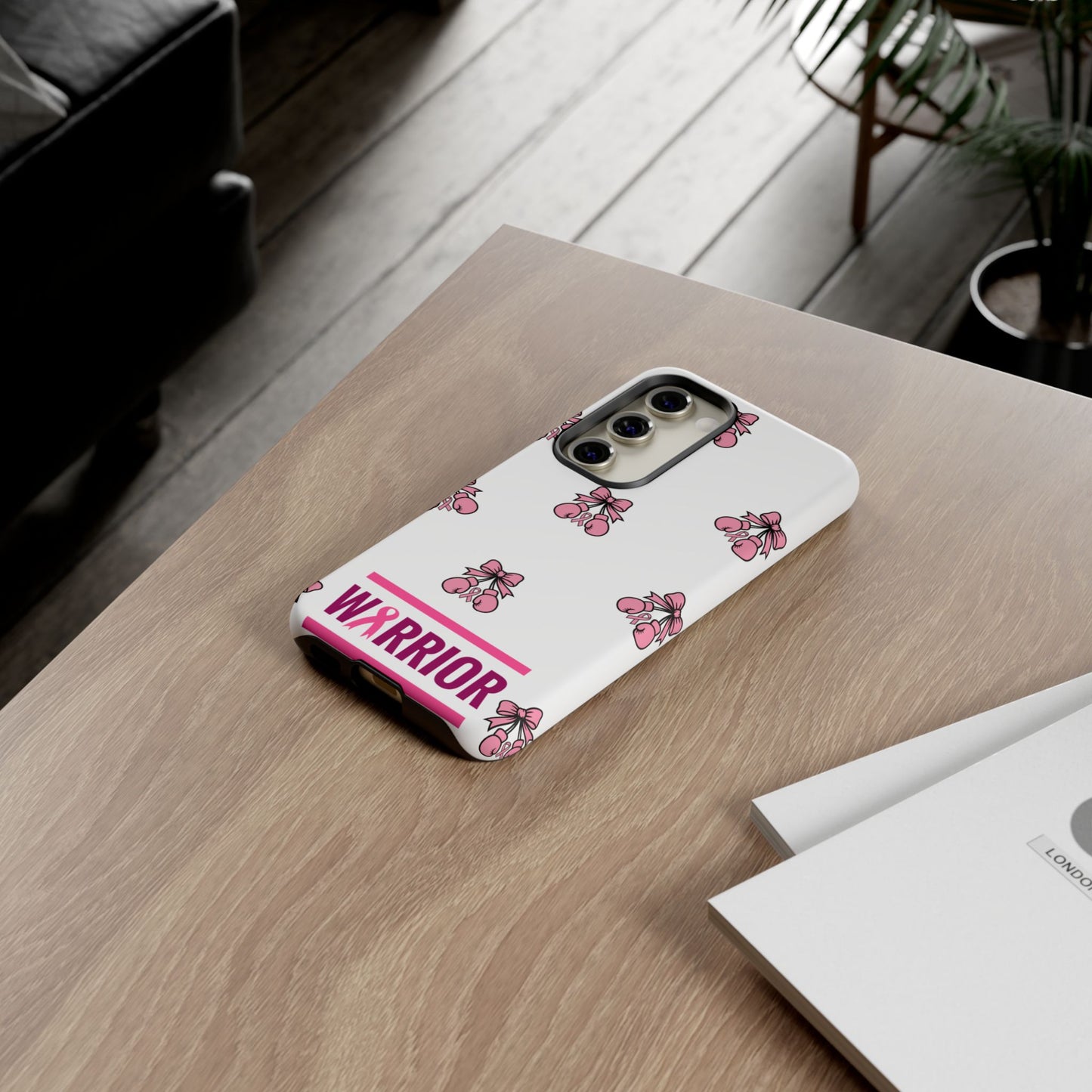 Phone Case - Pink Warrior Cancer Awareness Gift for Breast Cancer Survivor for Samsung