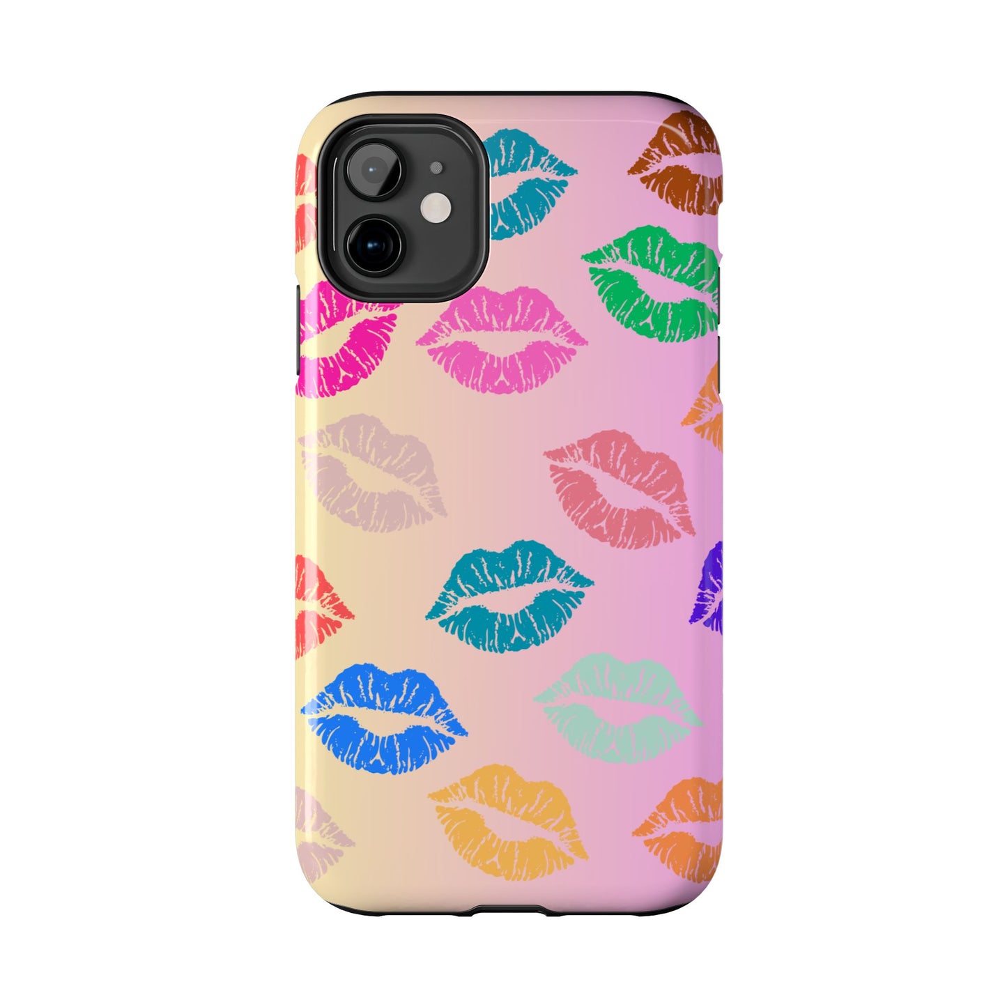 Kiss Print Tough Phone Cases Cute, Durable for Iphone