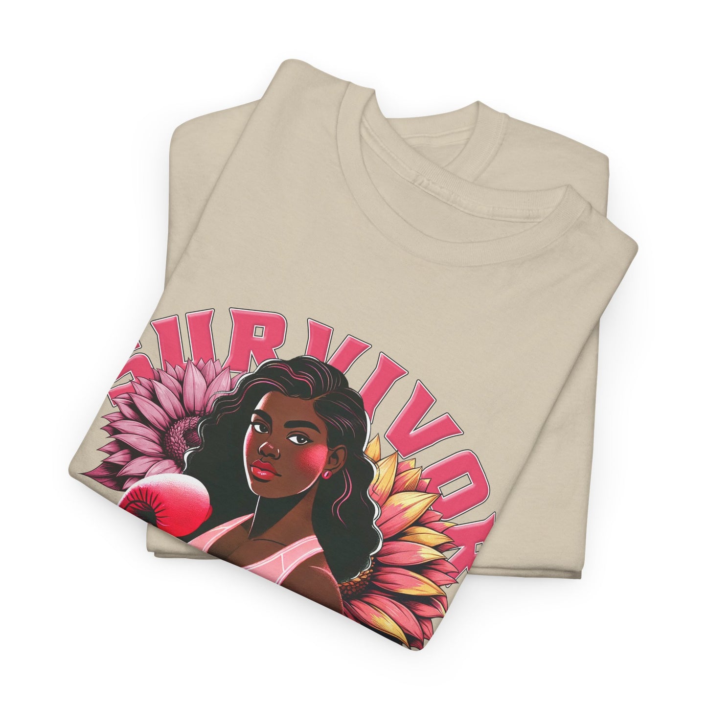 Survivor Vibes Unisex Tee - Empowering Breast Cancer T-Shirt