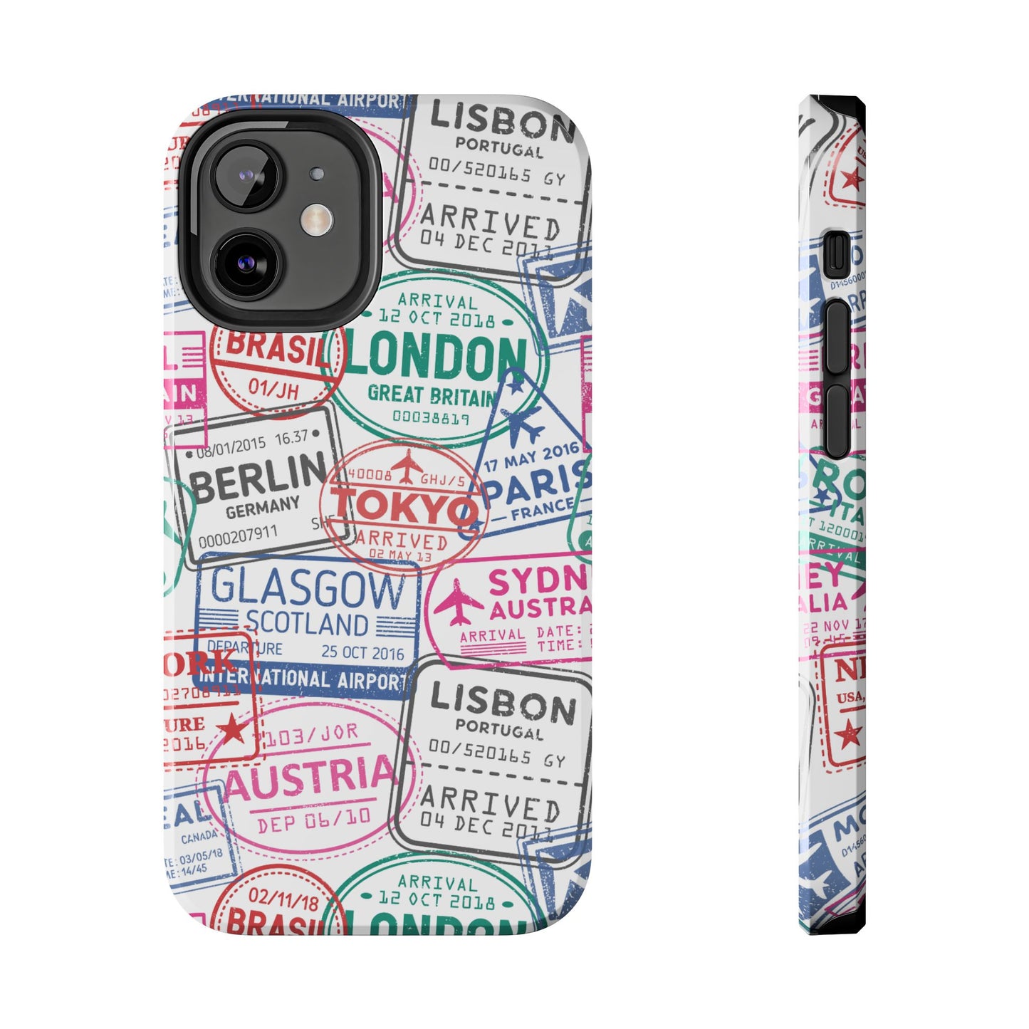 Travel-Inspired, Passport, Travelers, Adventure Stamp, Unique Phone Case