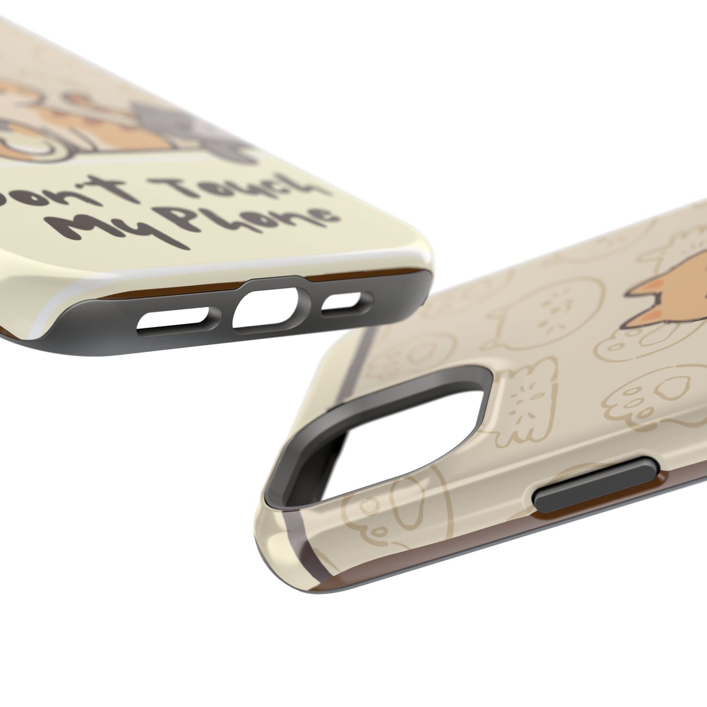 Cute Cat Tough MAGNETIC Phone Case - Don’t Touch My Phone!
