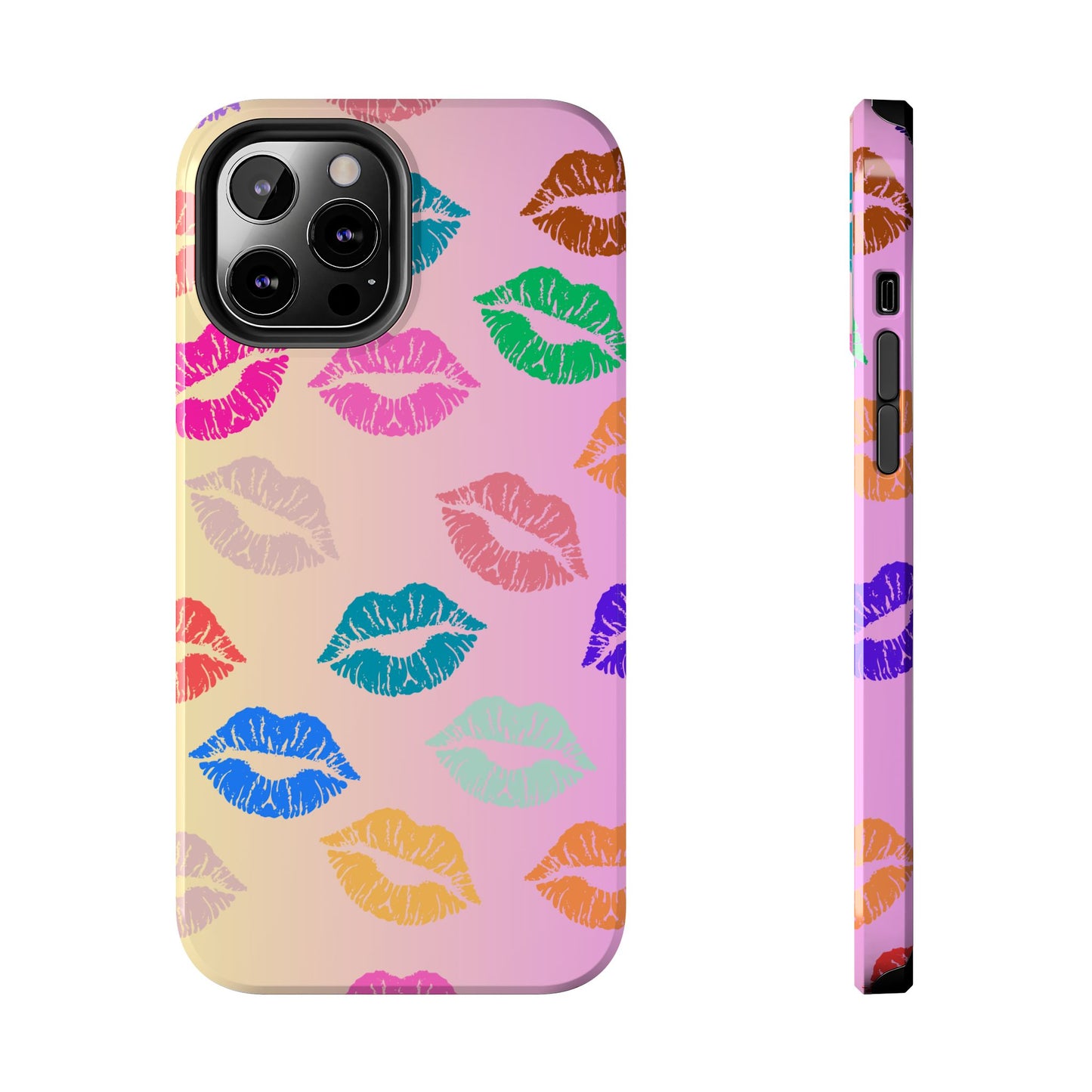 Kiss Print Tough Phone Cases Cute, Durable for Iphone