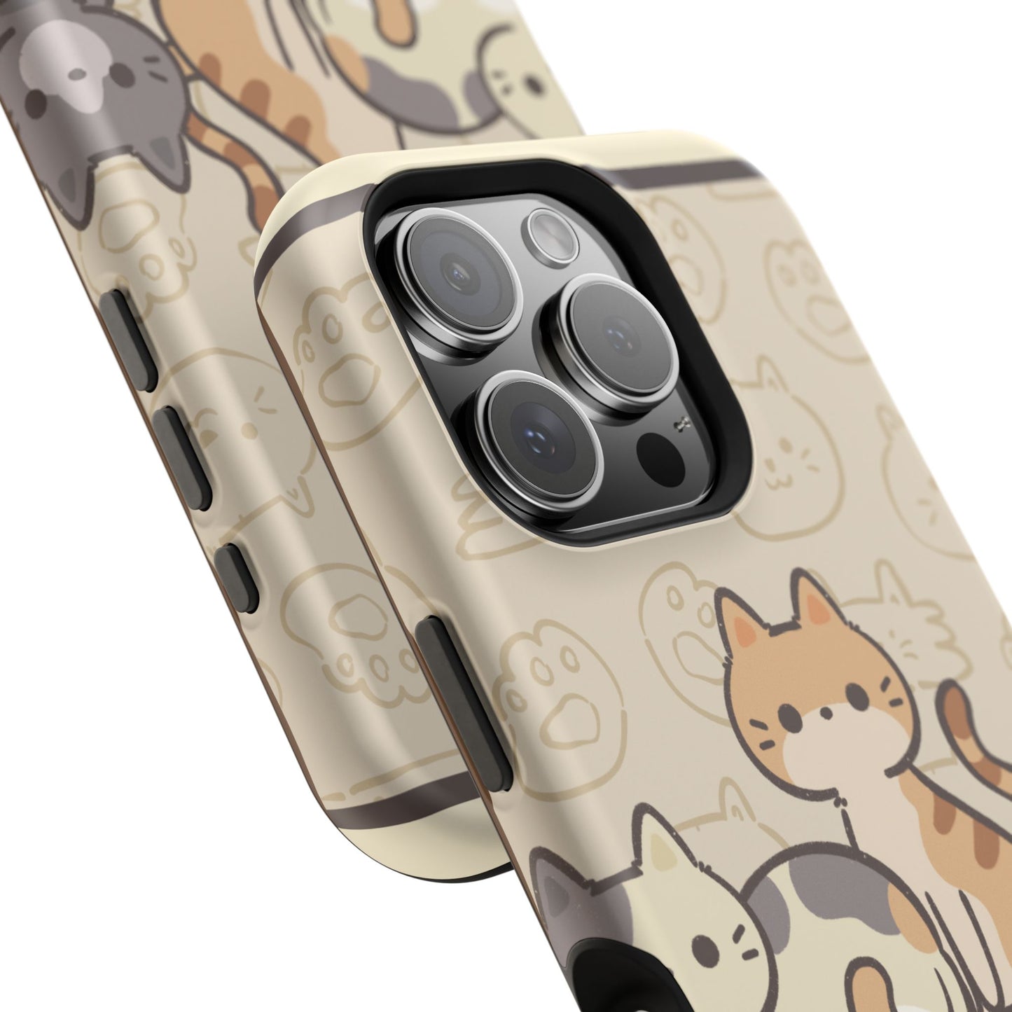 Cute Cat Tough MAGNETIC Phone Case - Don’t Touch My Phone!