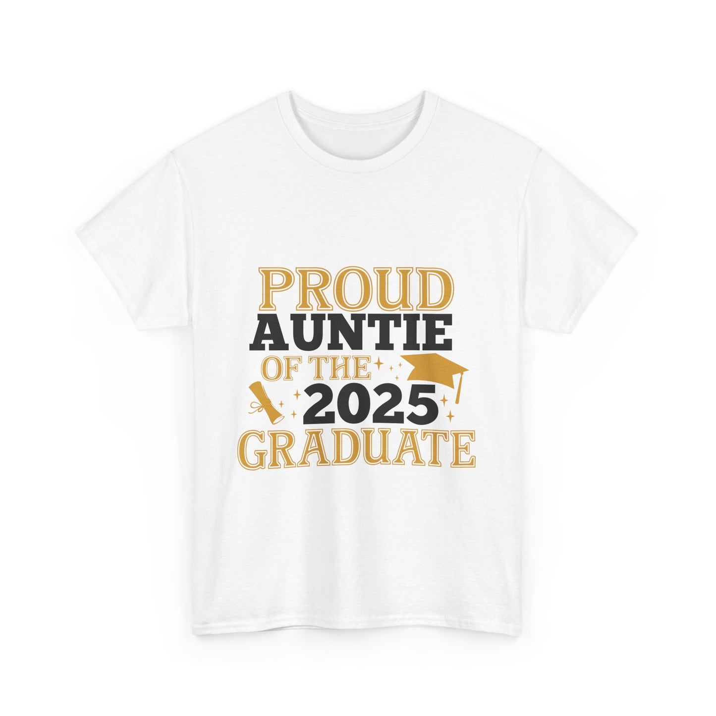Proud Auntie of the 2025 Graduate Unisex Cotton Tee