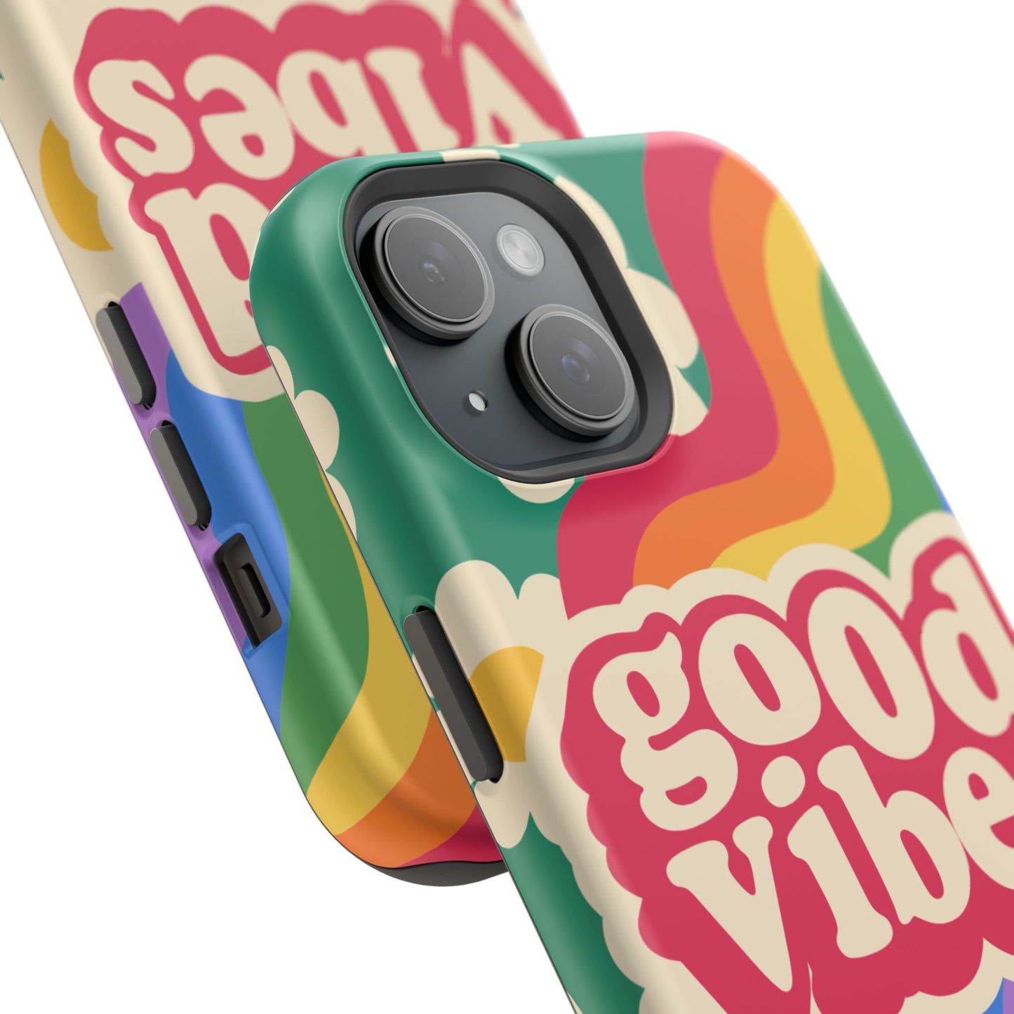 Good Vibes MAGNETIC Tough Phone Cases, Colorful, Cheerful Phone Protection, Gifts for Friends