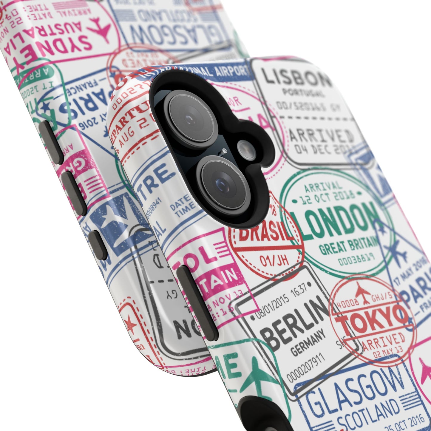 Travel-Inspired, Passport, Travelers, Adventure Stamp, Unique MAGNETIC Phone Case