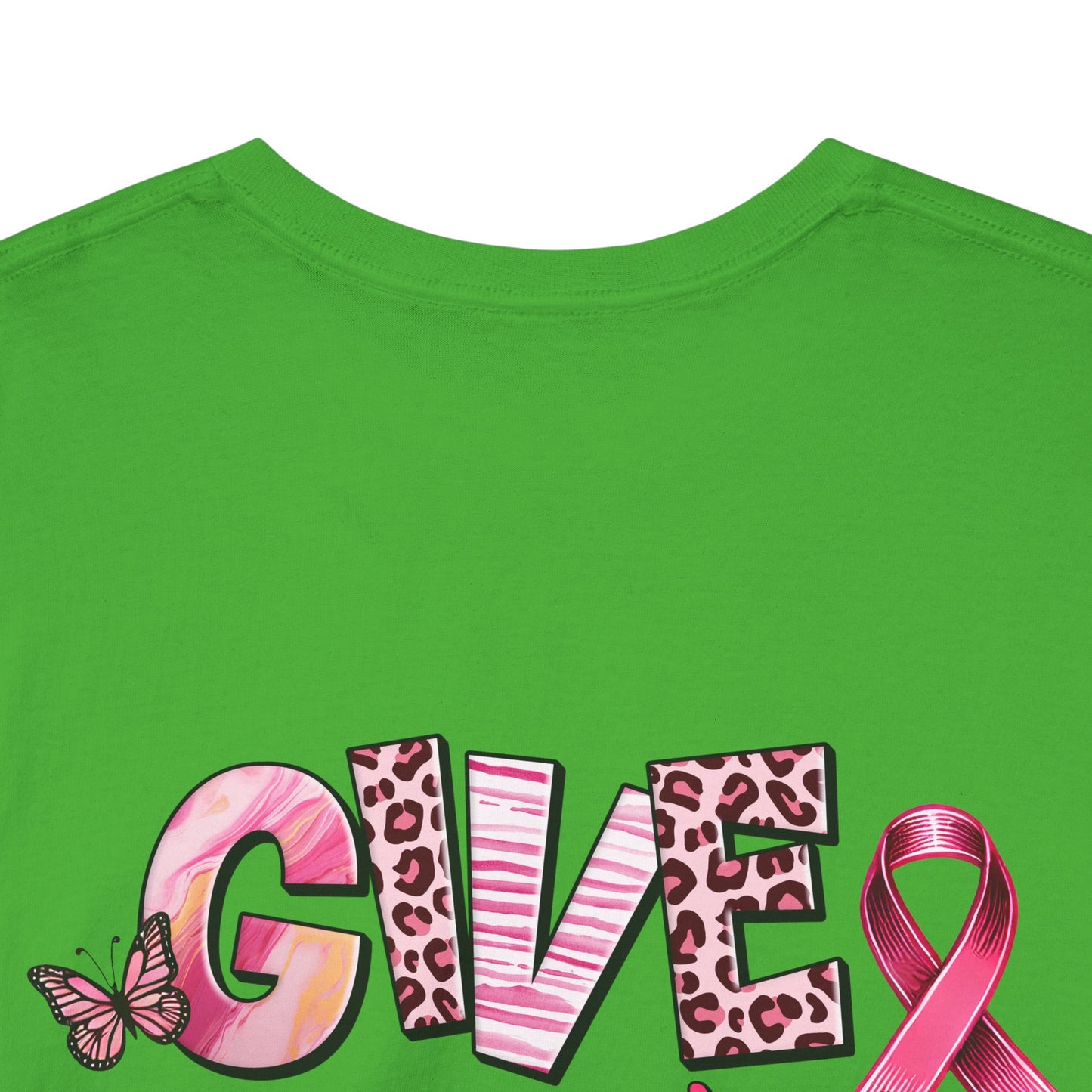 Breast Cancer Awareness Tee - "Give Cancer the Boot" Unisex Cotton Shirt
