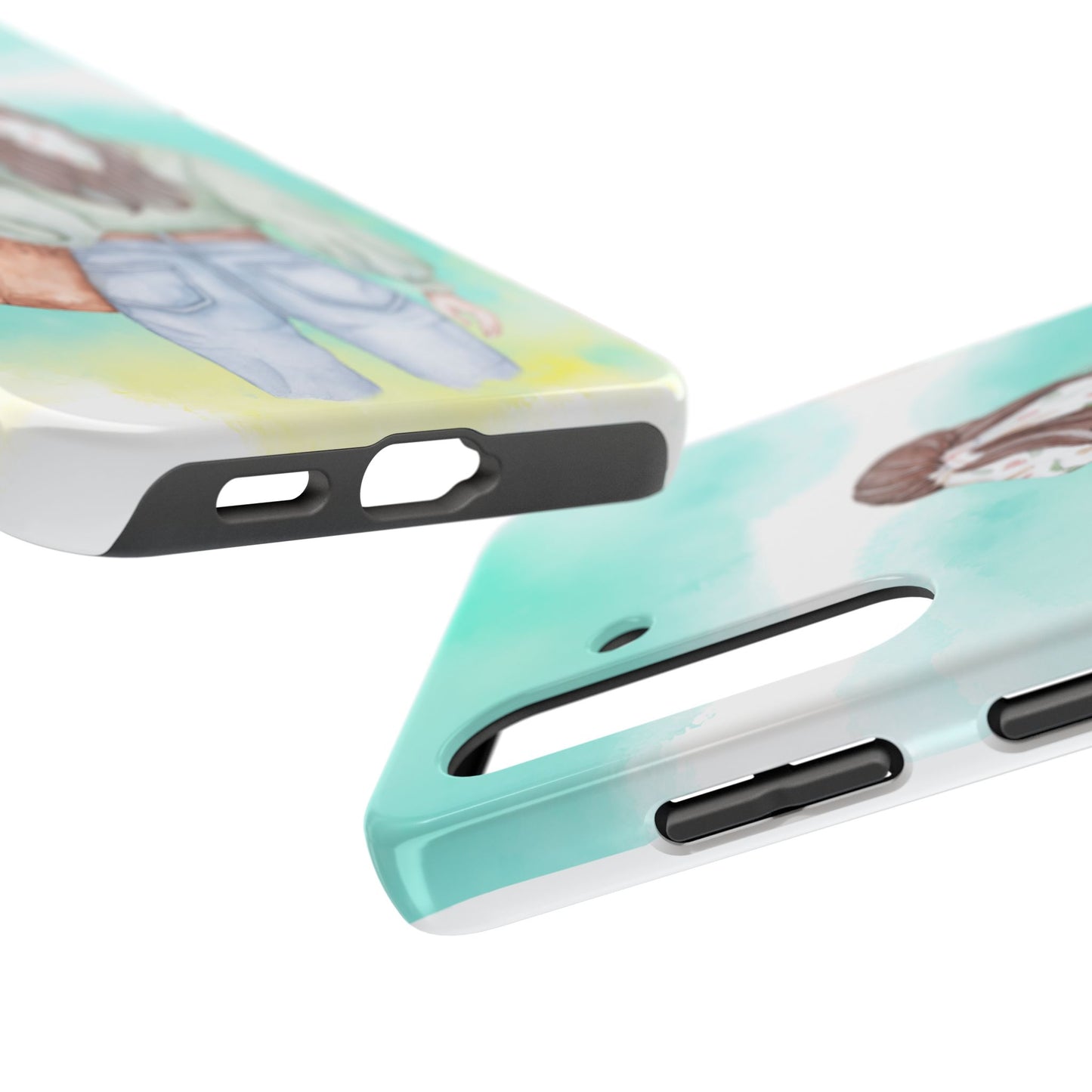 Whimsical Woman Tough Phone Case