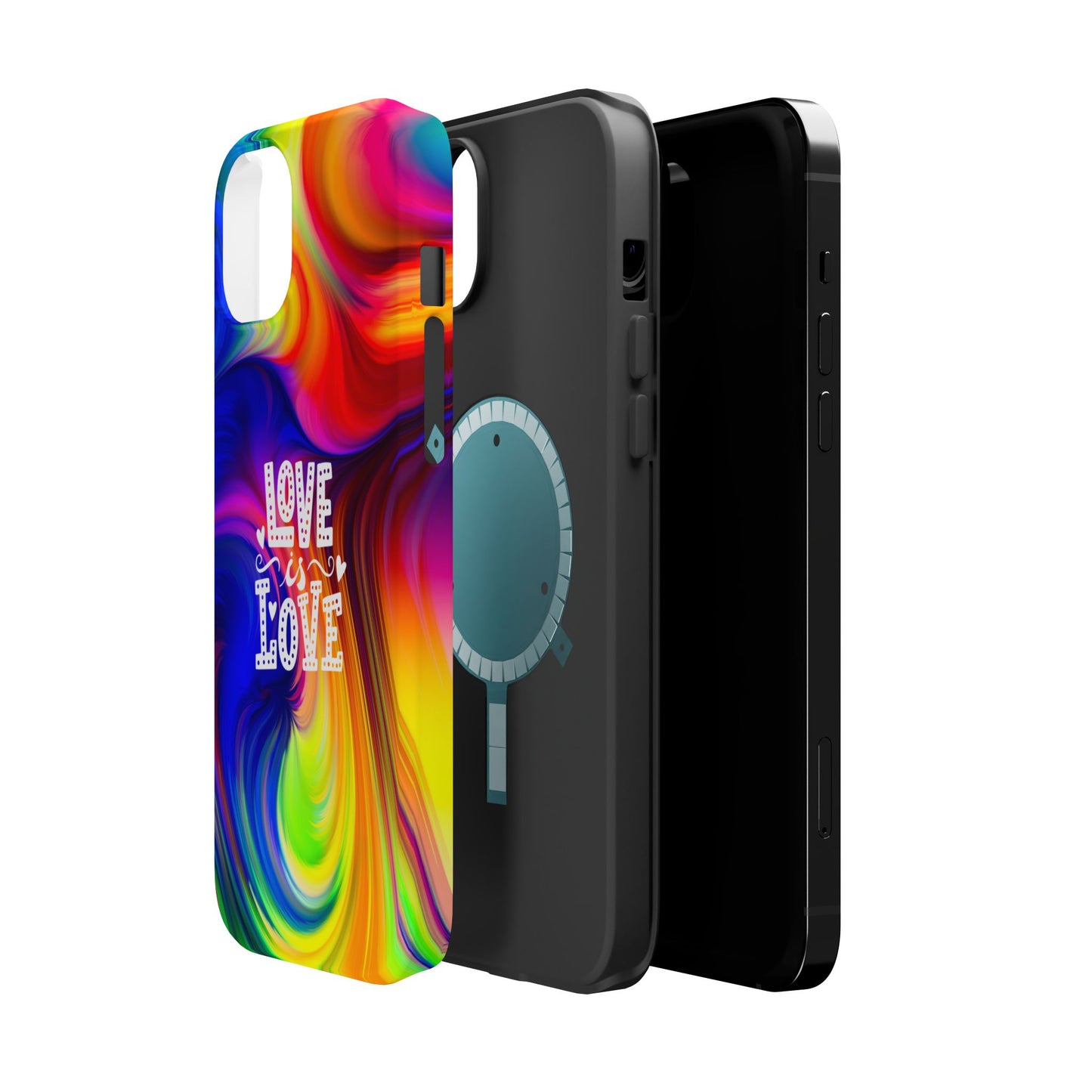 LOVE IS LOVE Colorful Love, Pride Tough Phone Case