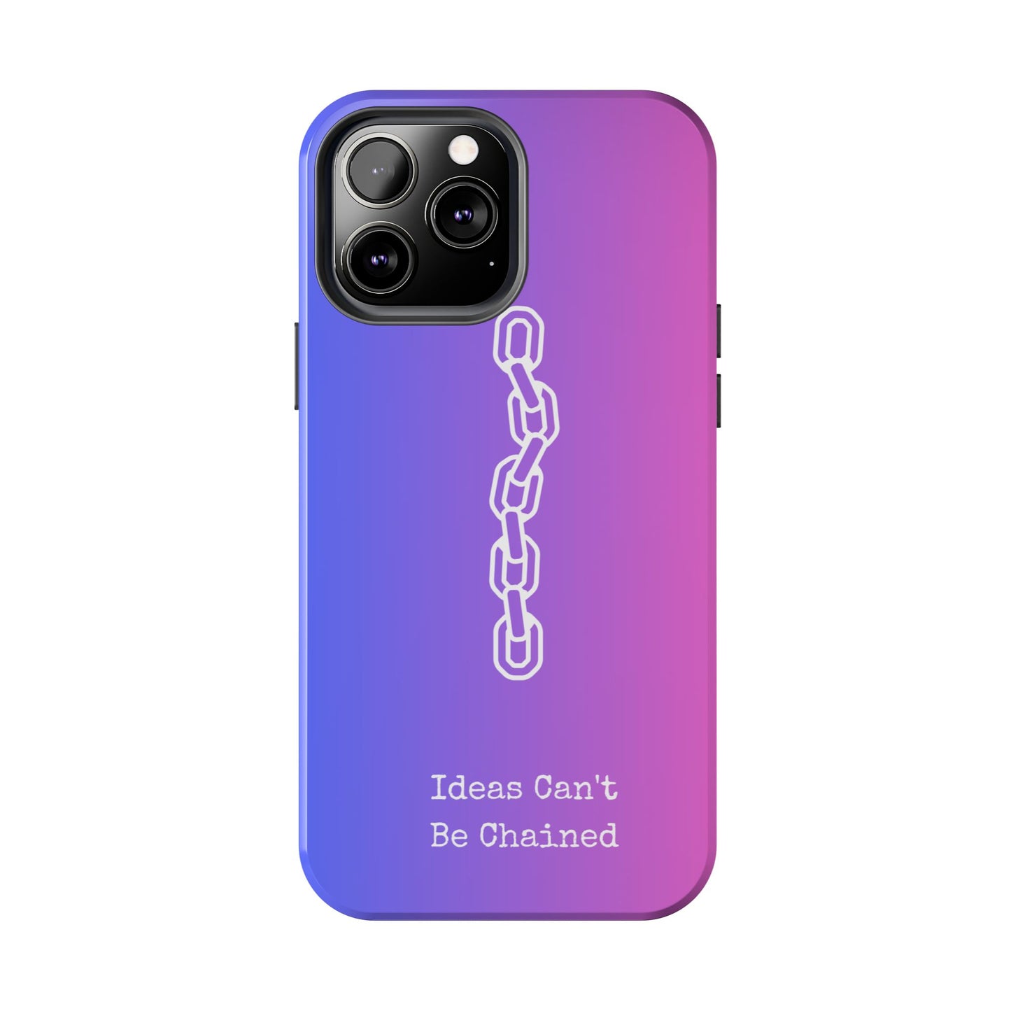 Inspirational, Motivational - Ideas Can't Be Chained Phone Cases