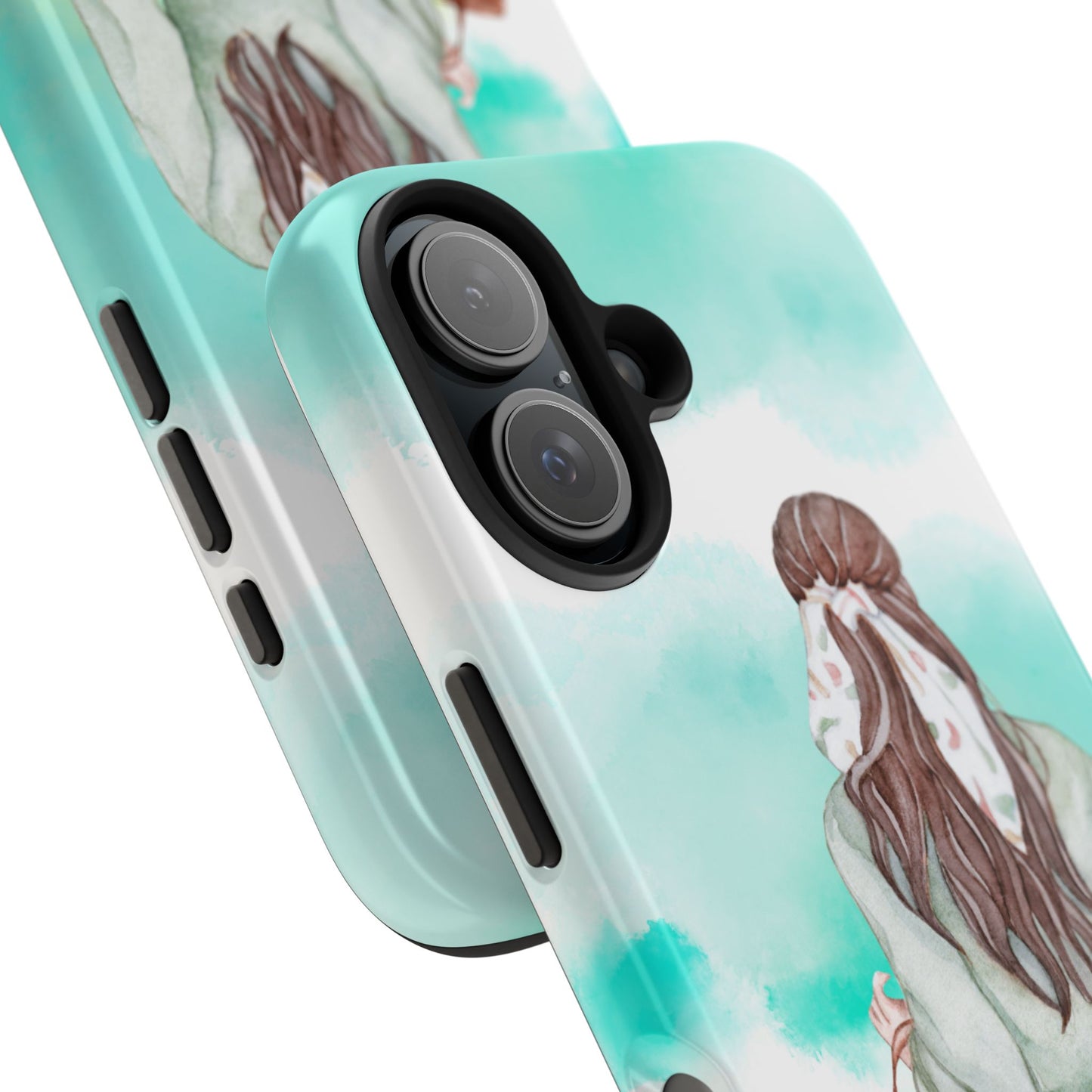 Whimsical Woman Tough Phone Case