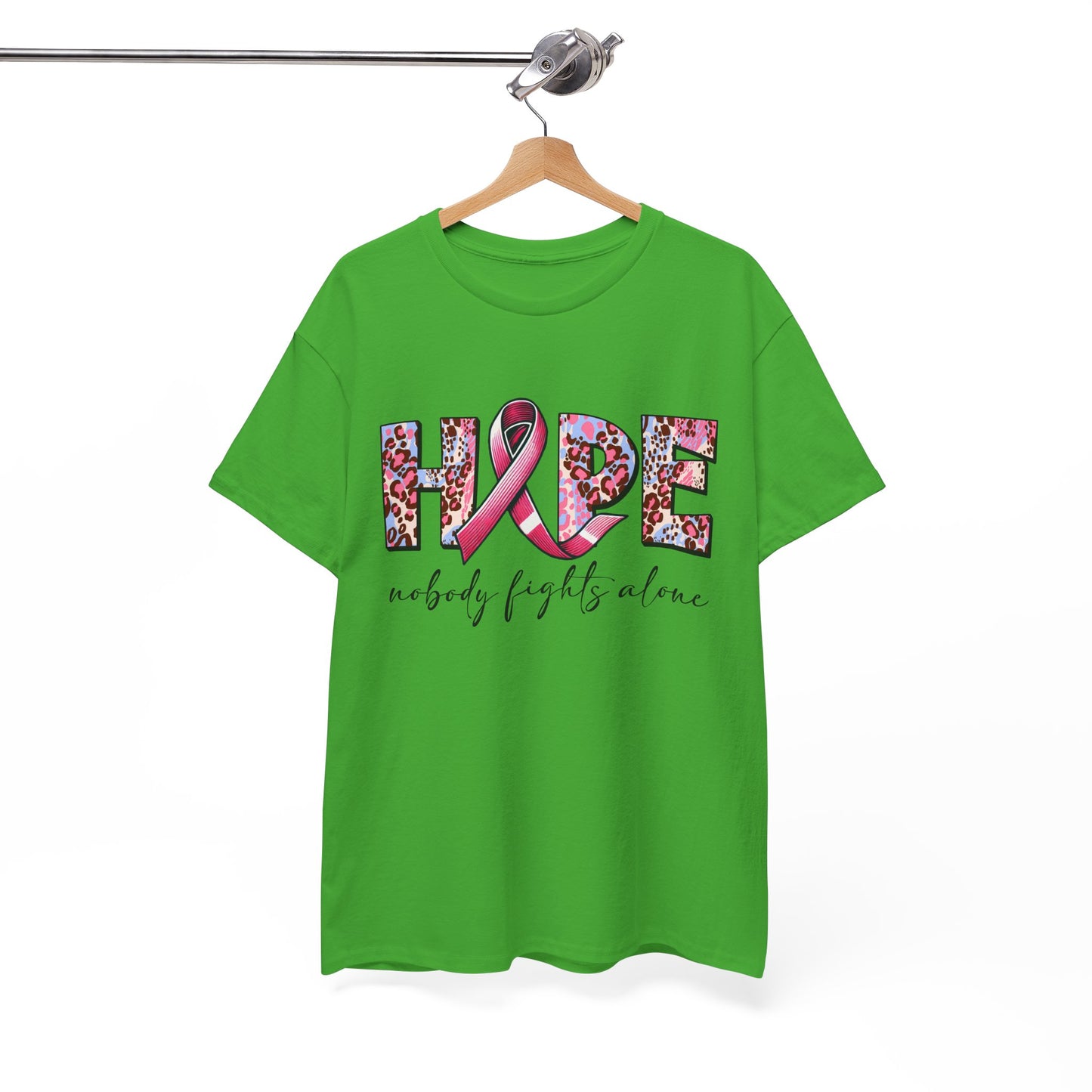 Hope & Support Unisex Tee - Nobody Fights Alone