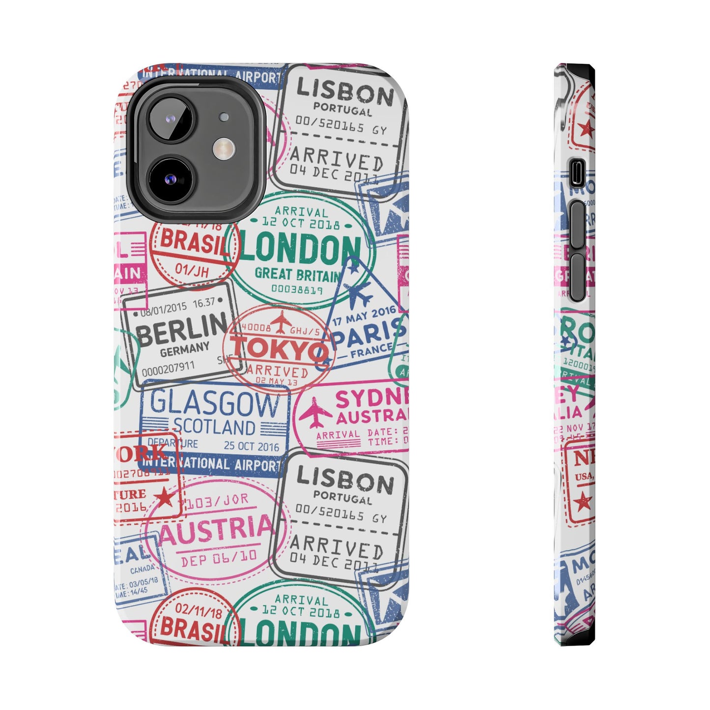 Travel-Inspired, Passport, Travelers, Adventure Stamp, Unique Phone Case