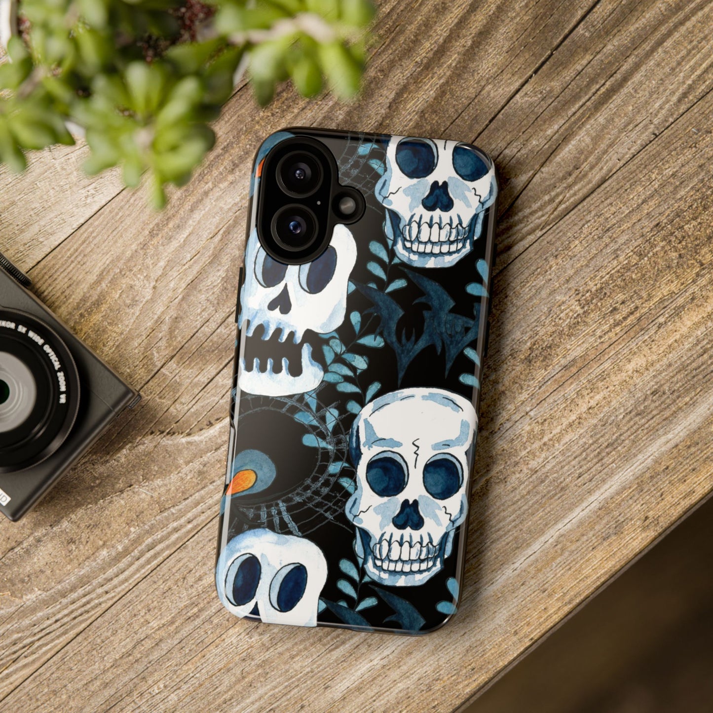 Halloween, Skull, Gothic Phone Case for Iphone - FREE Shipping