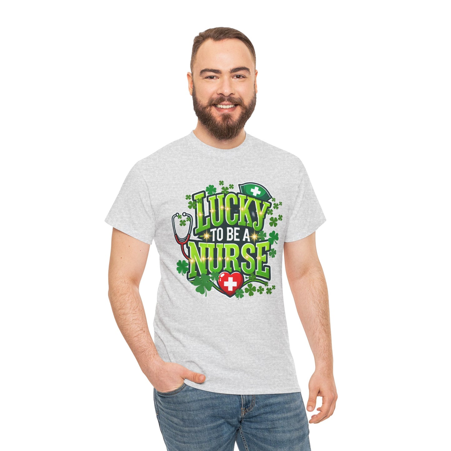 Lucky to be a Nurse Tee, St. Patrick's Day Gifts, Healthcare Appreciation,