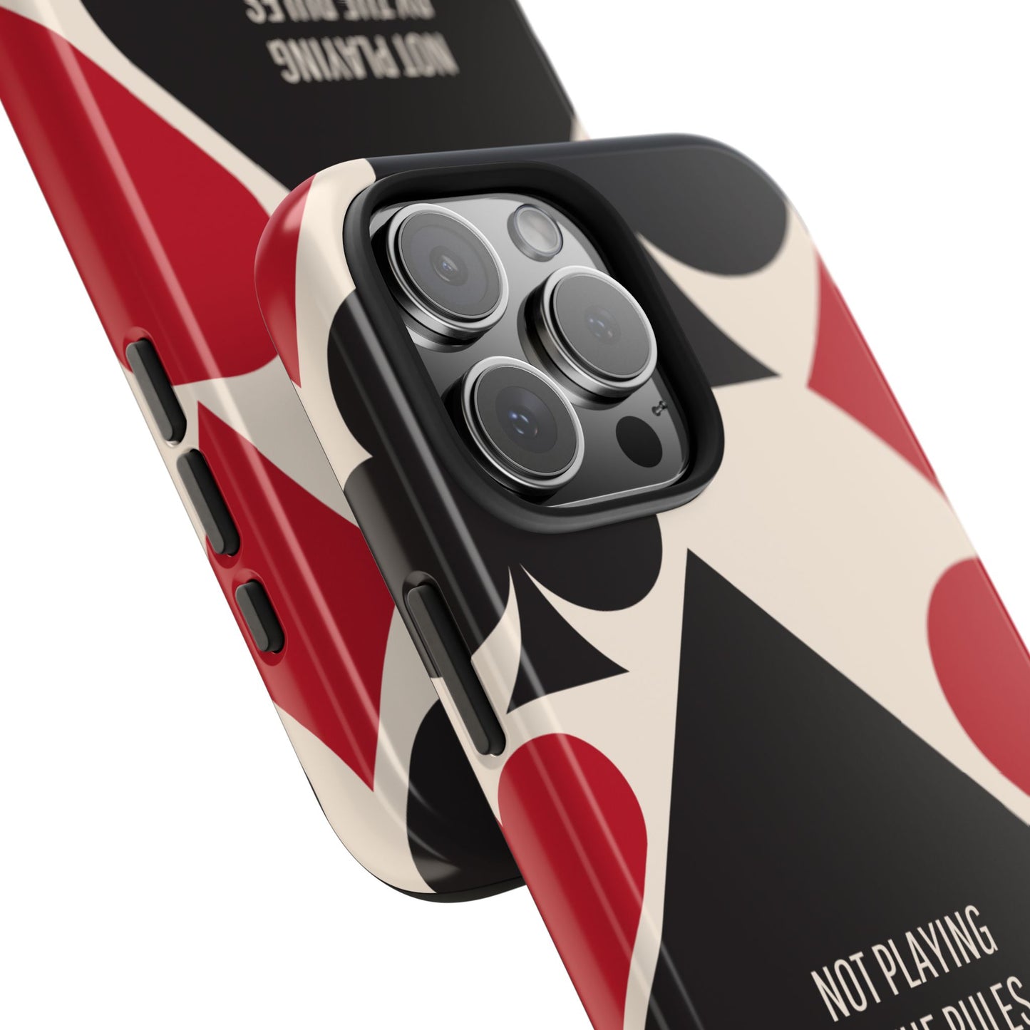 Bold Playing Card Tough Phone Case - Not Playing by the Rules