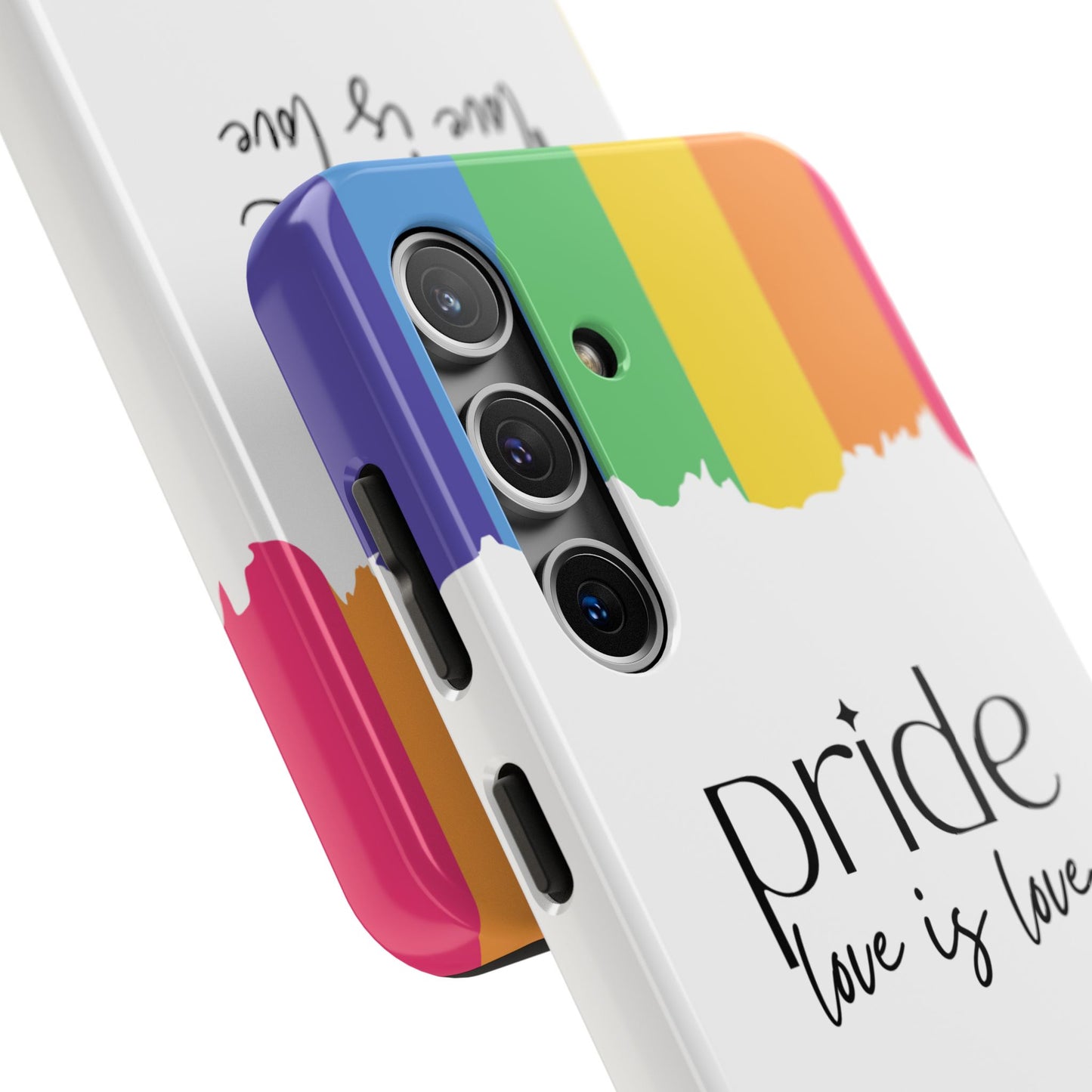 Pride - Love is Love, LGBTQ+, Rainbow Tough Phone Case