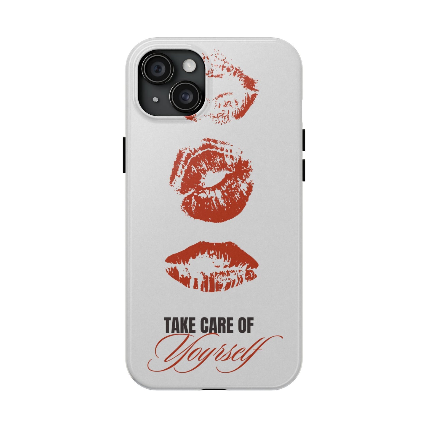 Kiss Print, Chic. Tough Phone Case