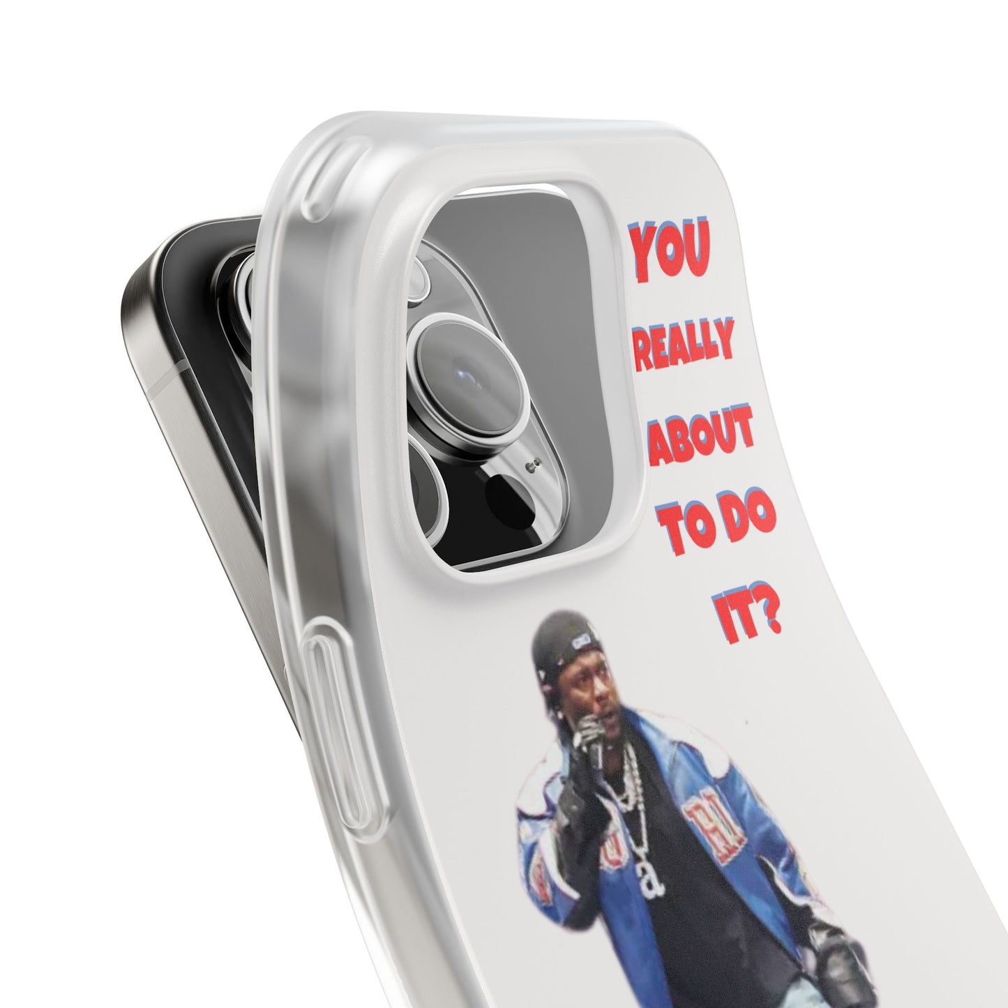 kendrick Lamar Cool Quote Flexi Phone Case - "You Really About To Do It?"