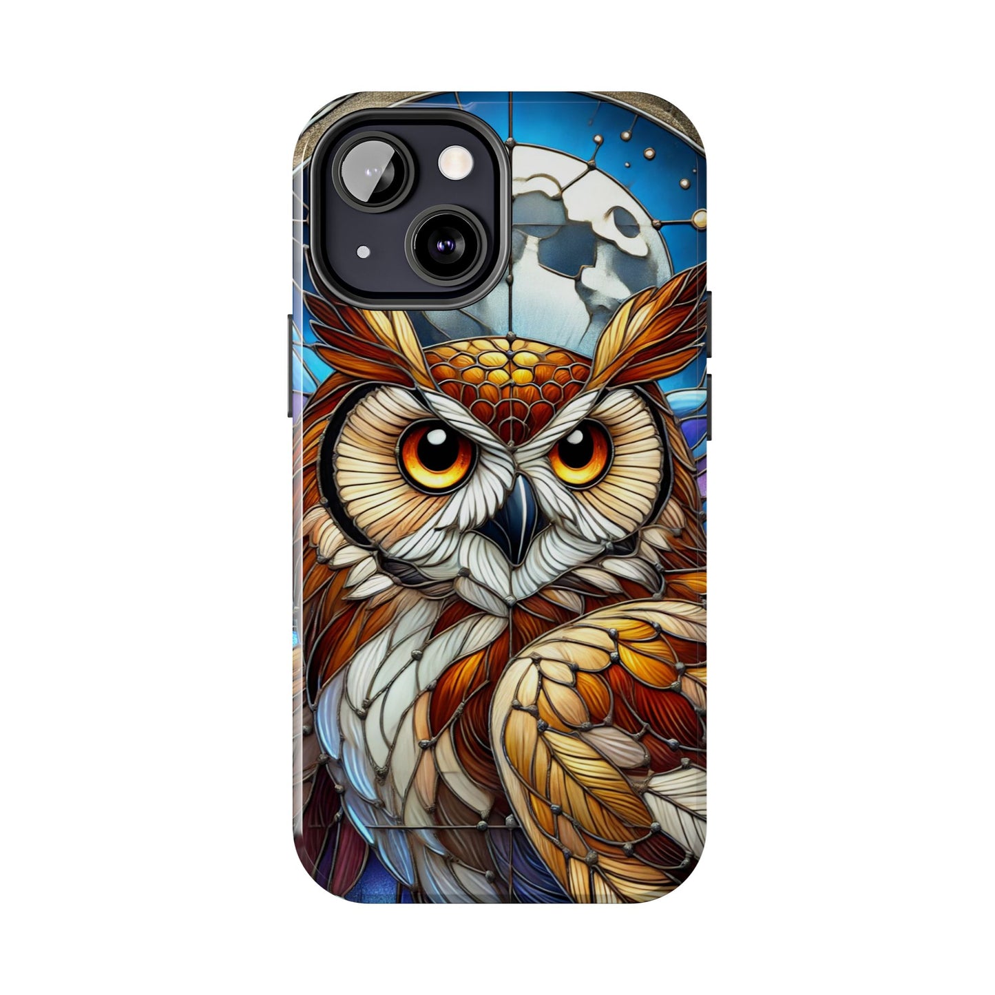 IPhone Case - Owl Stained Glass Design - Durable Protection