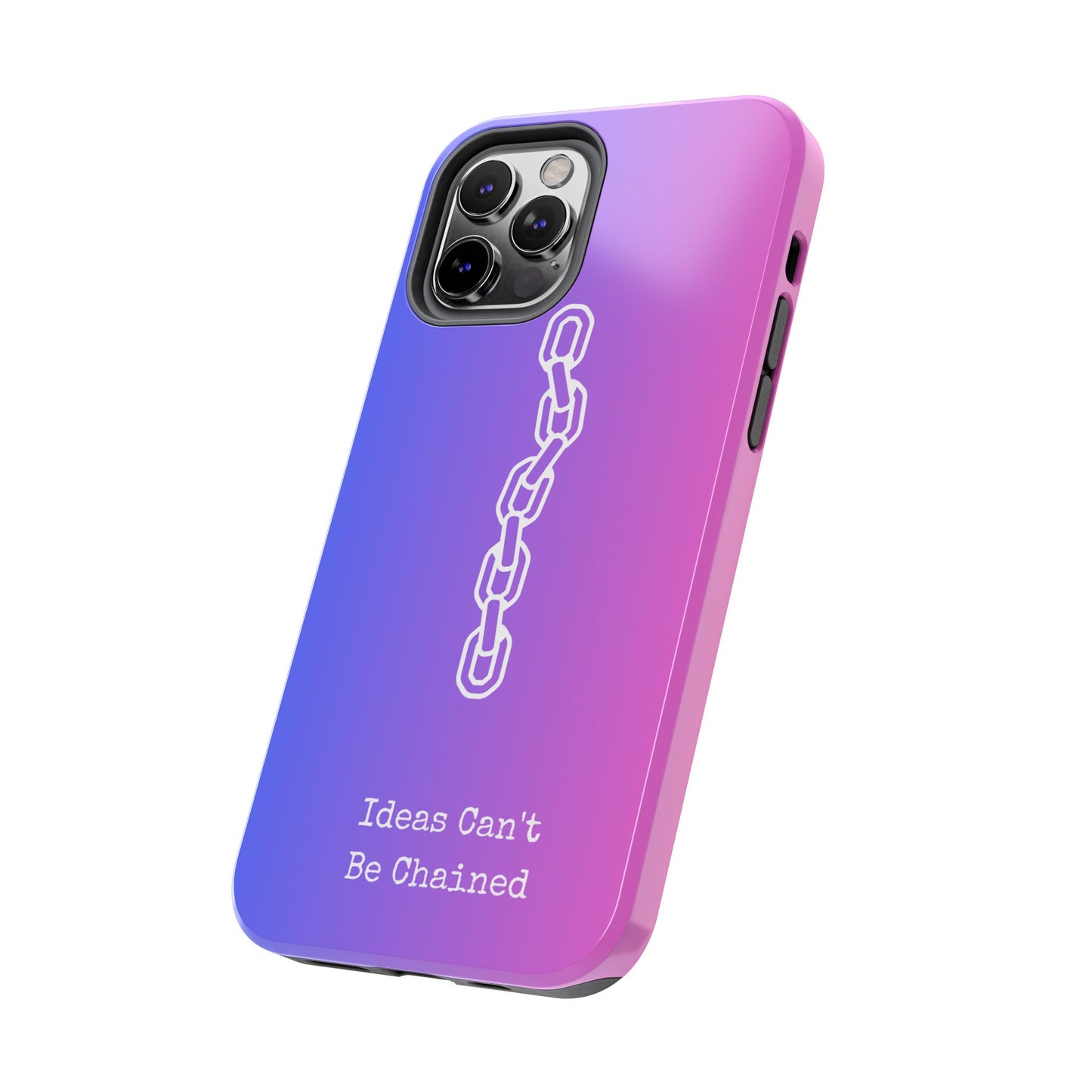 Inspirational, Motivational - Ideas Can't Be Chained Phone Cases