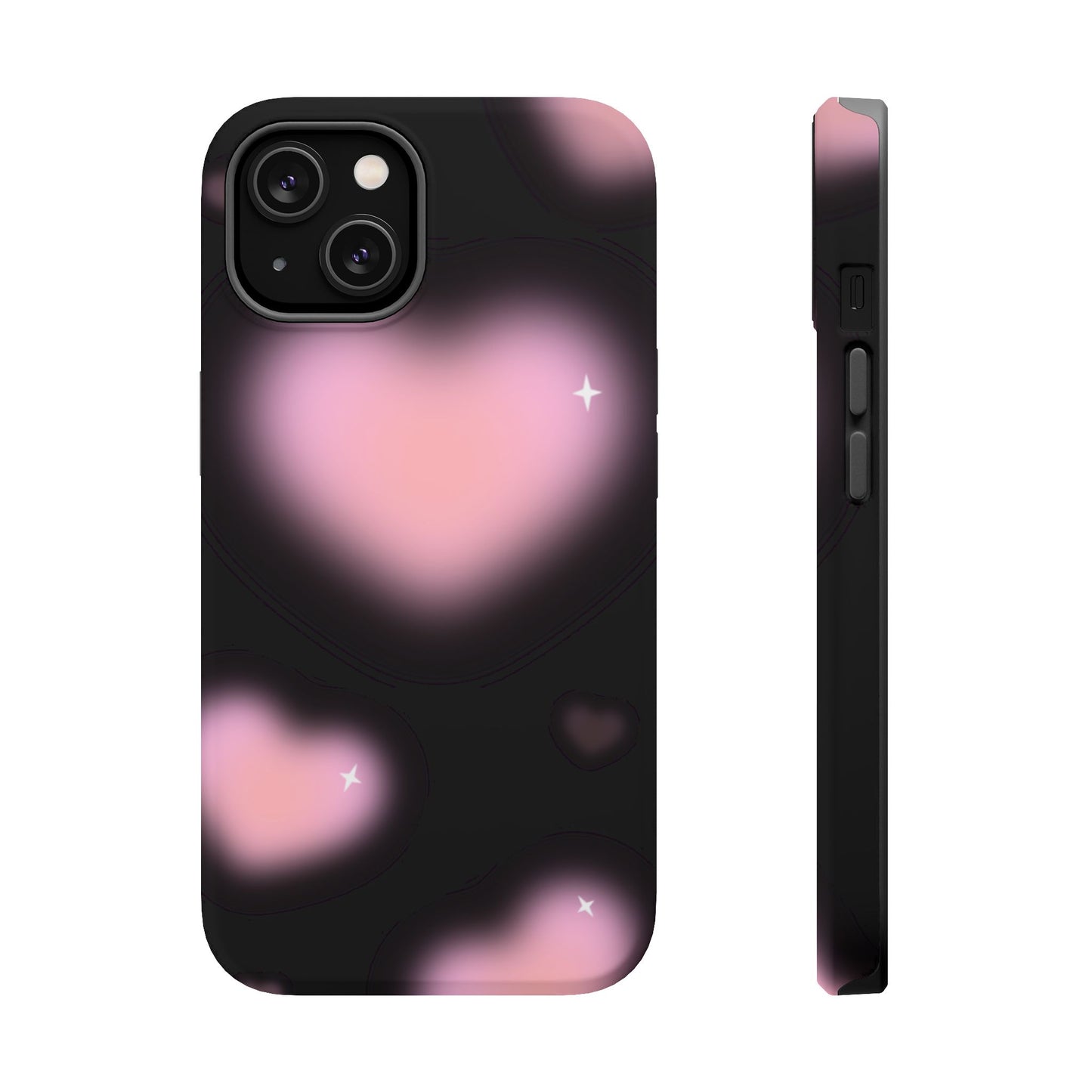 Romantic Pink Heart Pattern MAGNETIC Phone Case