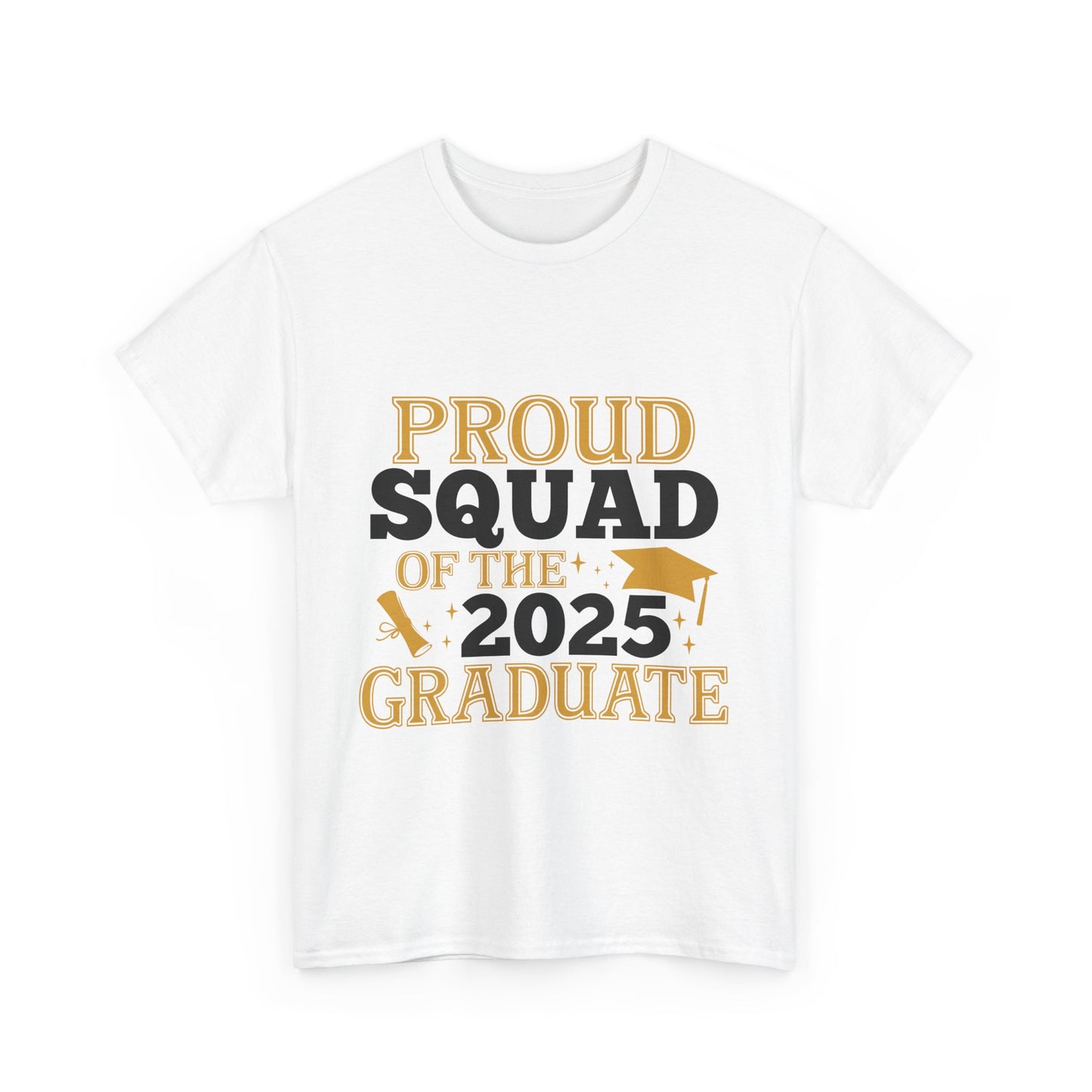 Proud Squad of the Graduate 2025 Unisex Cotton Tee